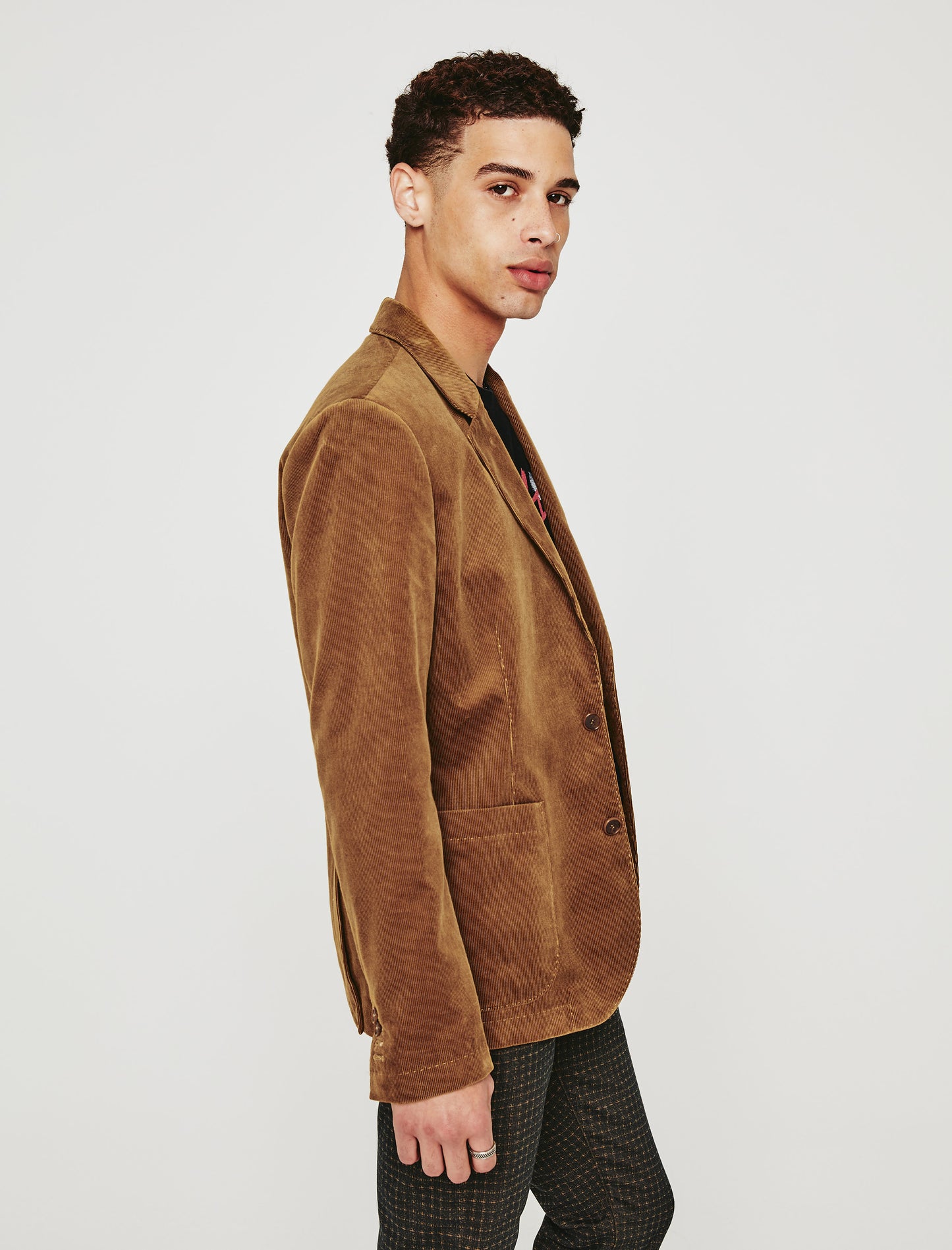 Locke Blazer Roasted Seed Made in Italy Men Top Photo 5