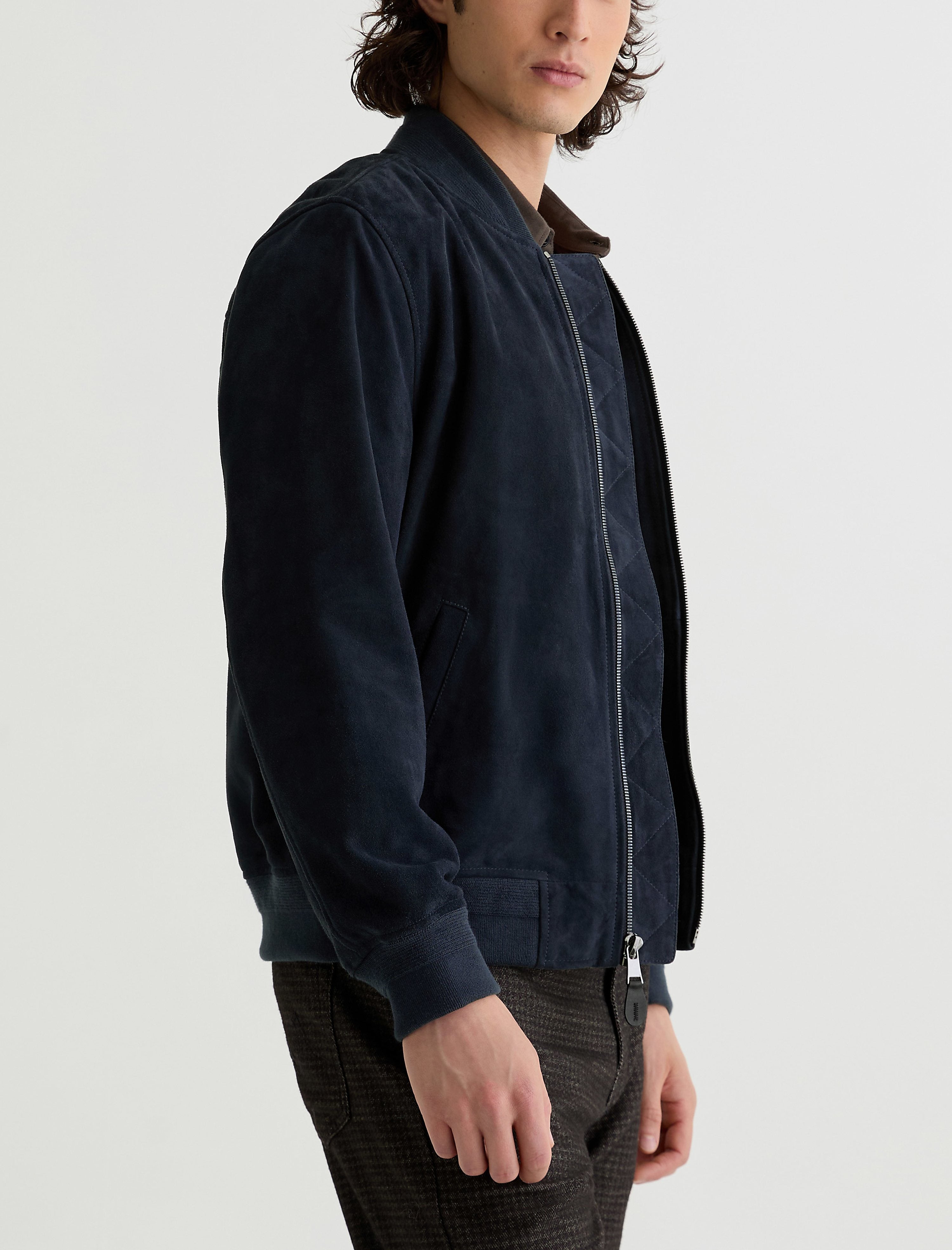 Men Dayton Bomber Jacket Midnight Chateau at AG Jeans Official Store