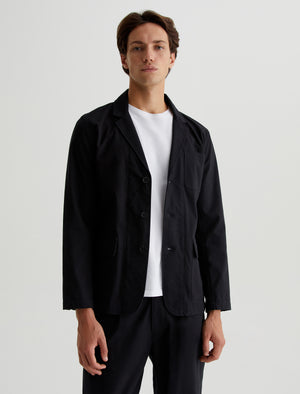 Landon Blazer True Black Classic Fit Blazer Mens Top Photo 1
