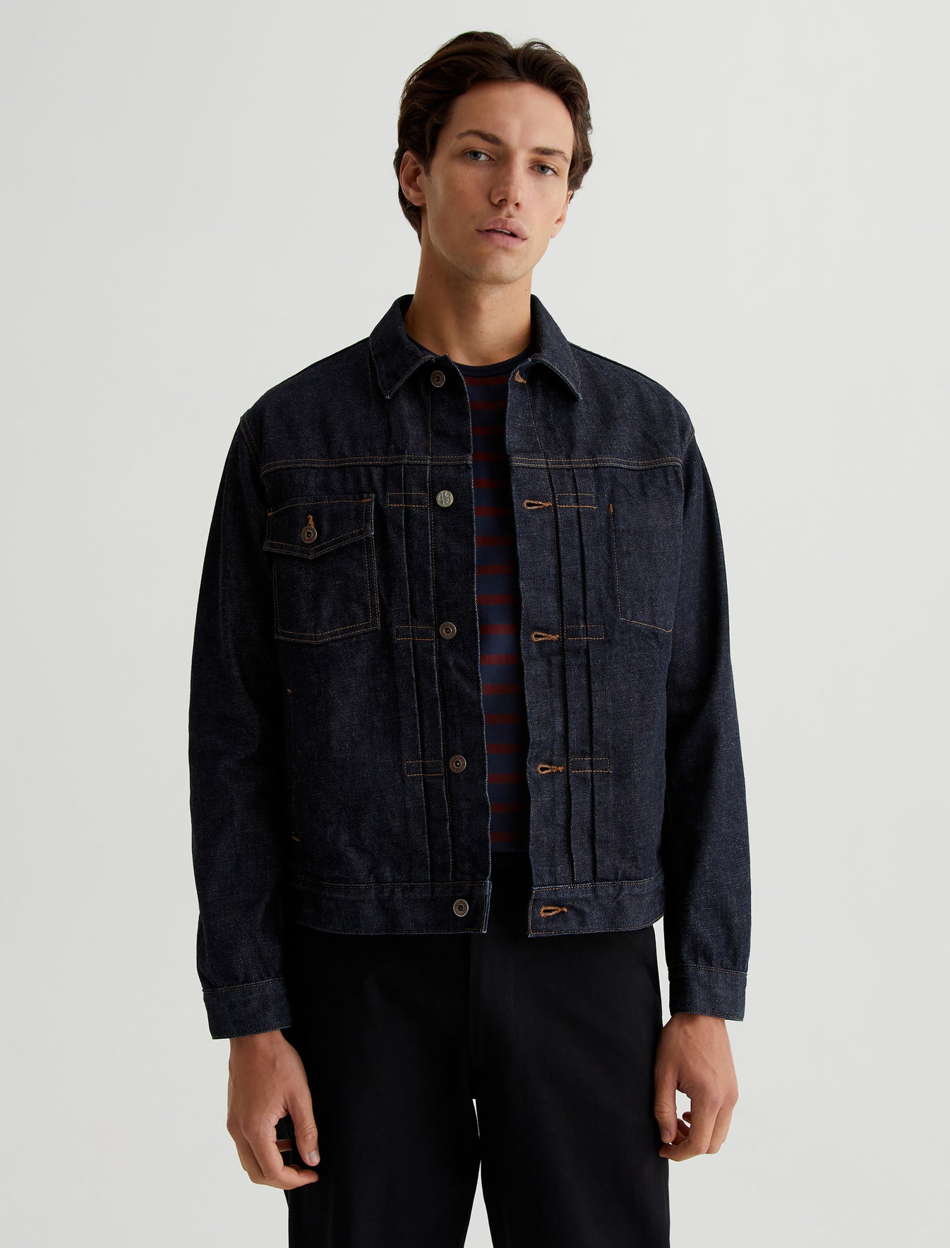 Sid Selvage Jacket Pleated Trucker Cooperstown Mens Jacket Photo 1