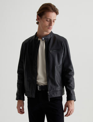 Marcel Jacket True Black Cafe Racer Jacket Photo 1