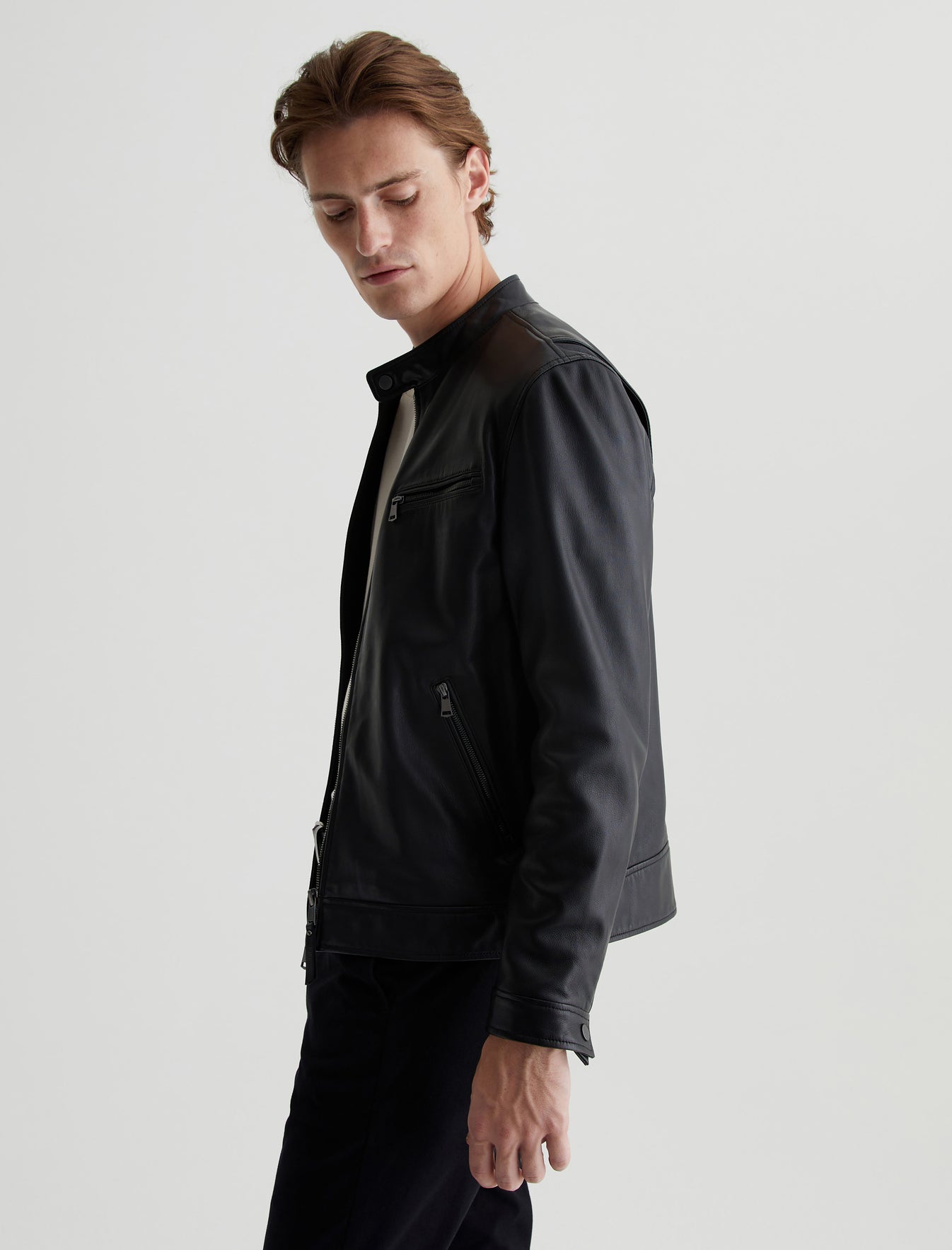 Marcel Jacket True Black Cafe Racer Jacket Photo 2
