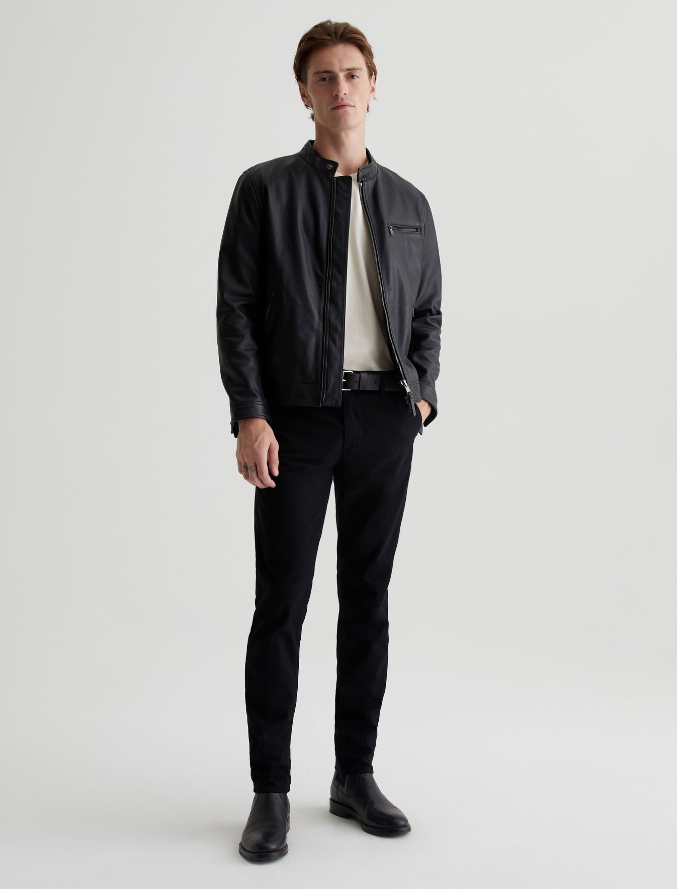 Marcel Jacket True Black Cafe Racer Jacket Photo 5