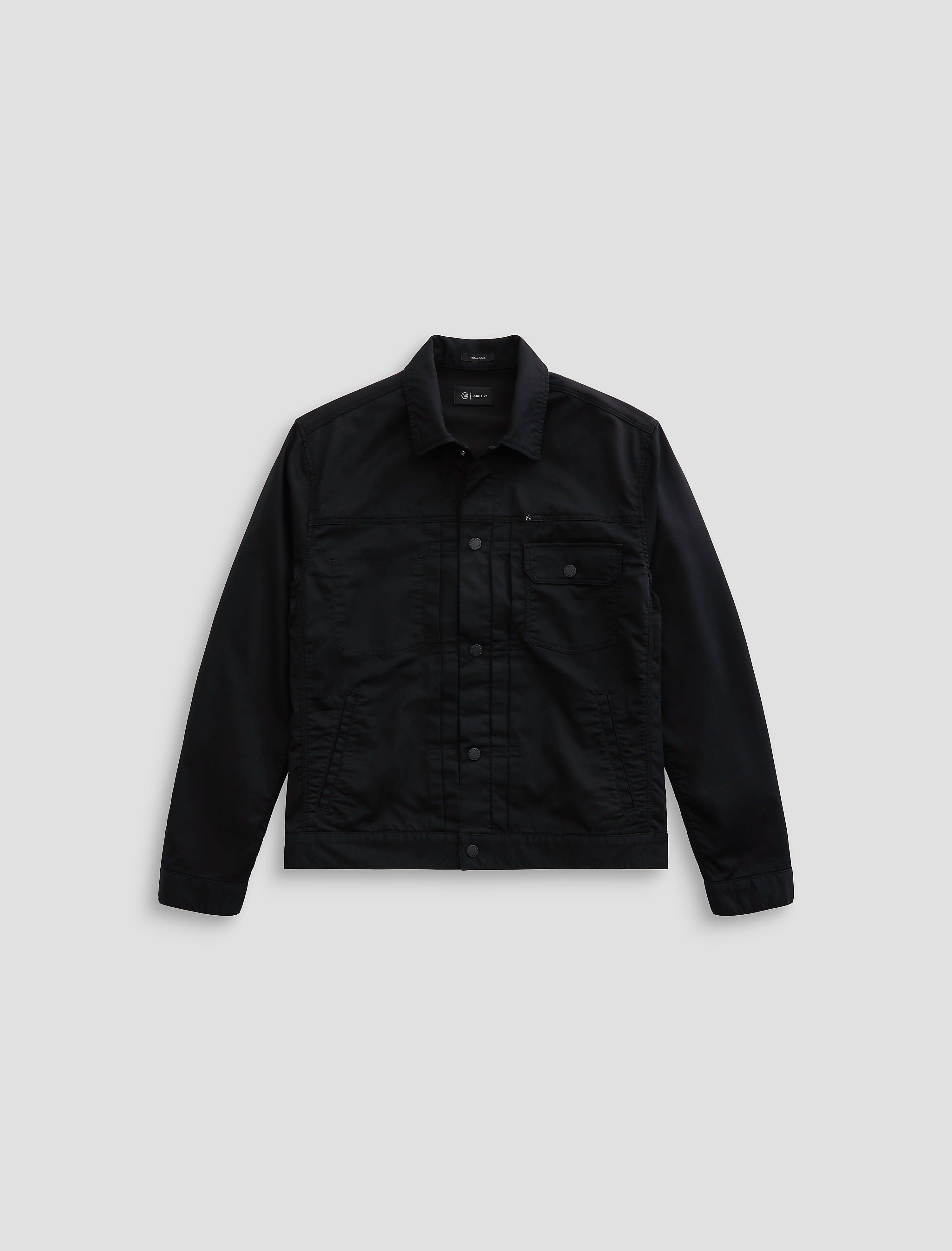 Sid Jacket True Black Pleated Trucker Men Top Photo 9
