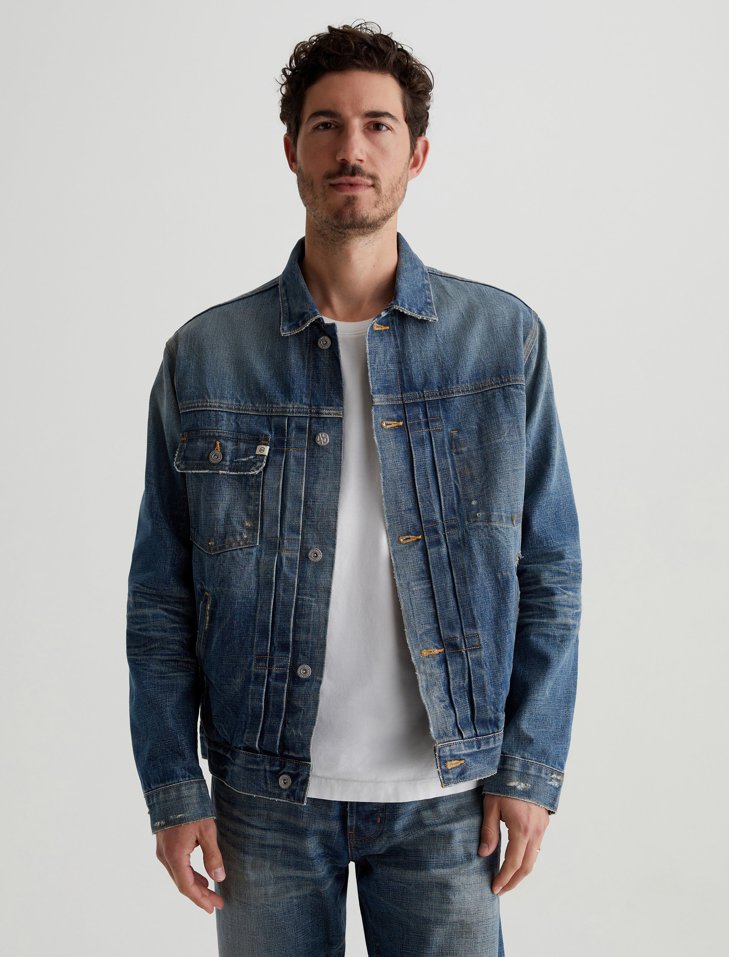 Men Sid Selvage Jacket 19 Years Garden Grove at AG Jeans