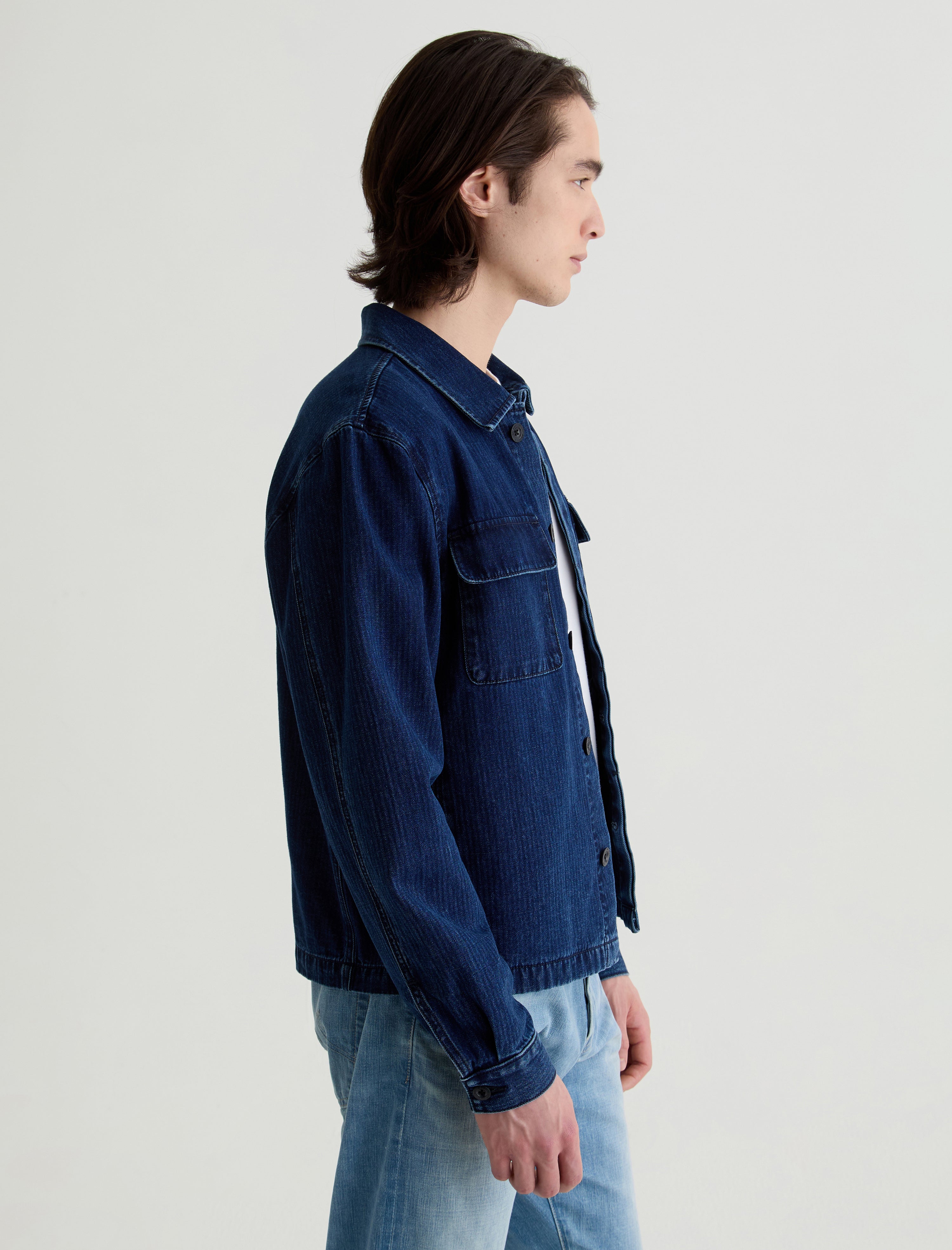 Philip Jacket Damian Modern Chore Coat Men Top Photo 3
