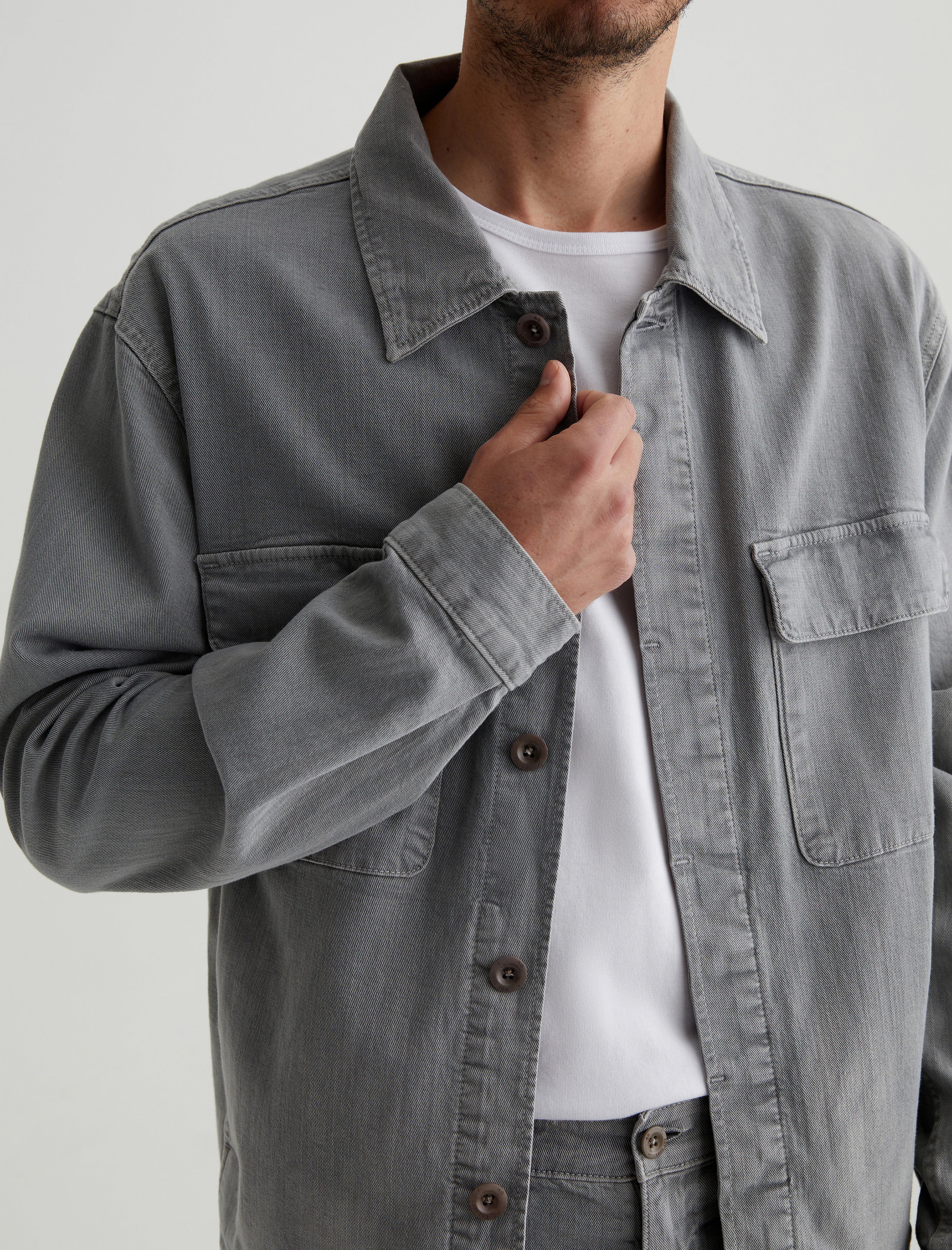 Philip Coat Sulfur Ocean Breeze Modern Chore Coat Men Top Photo 2