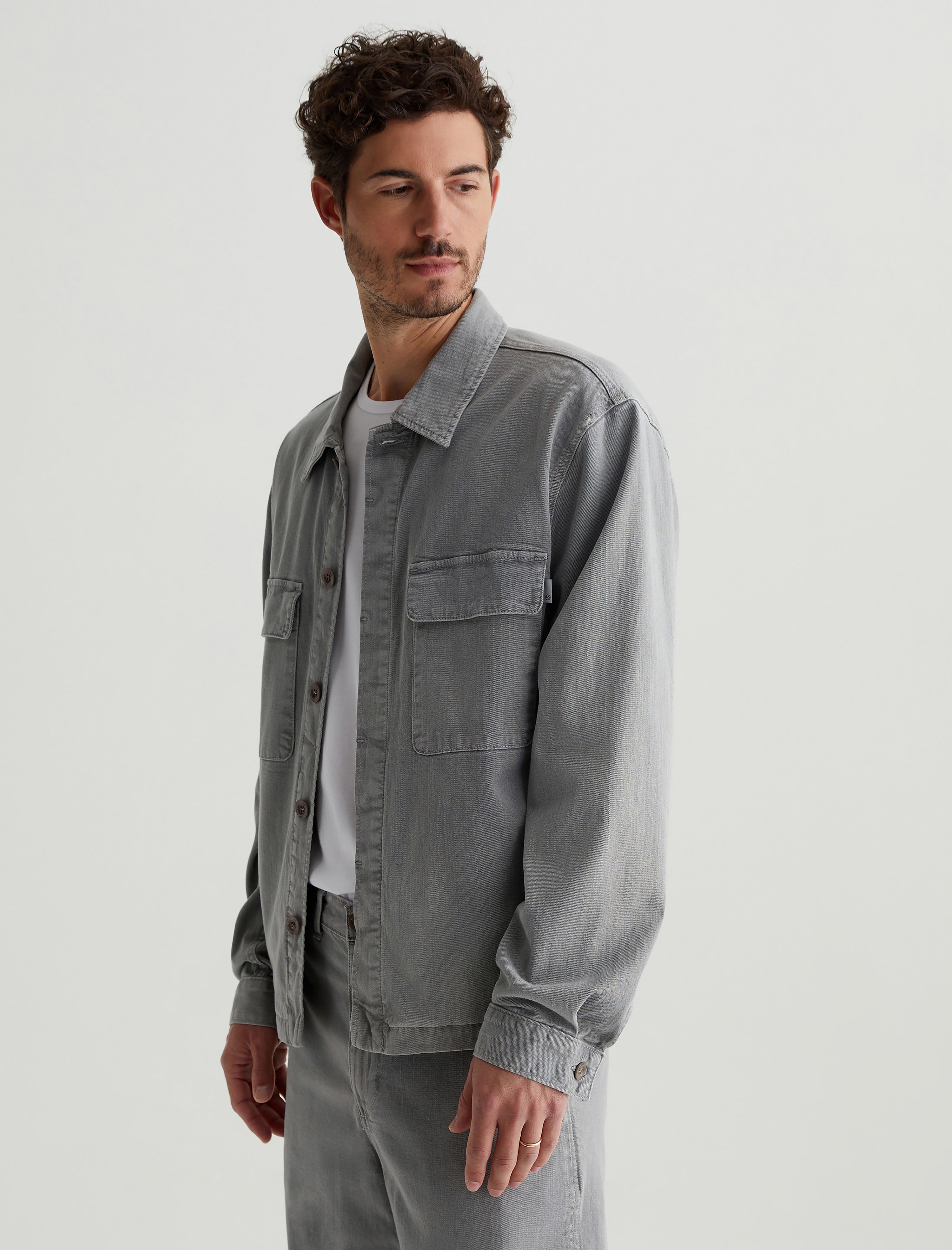 Philip Coat Sulfur Ocean Breeze Modern Chore Coat Men Top Photo 6