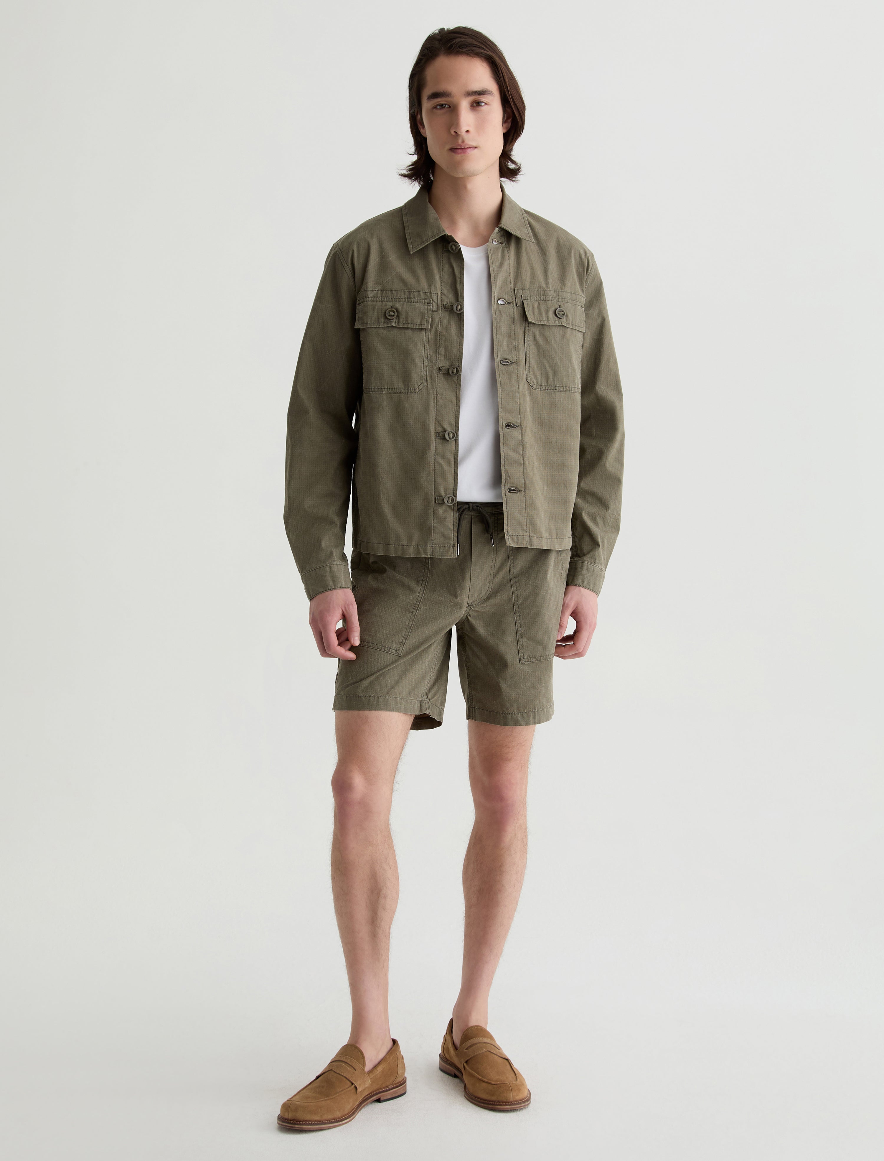 Philip Military Jacket La Salina Modern Chore Coat Men Top Photo 4