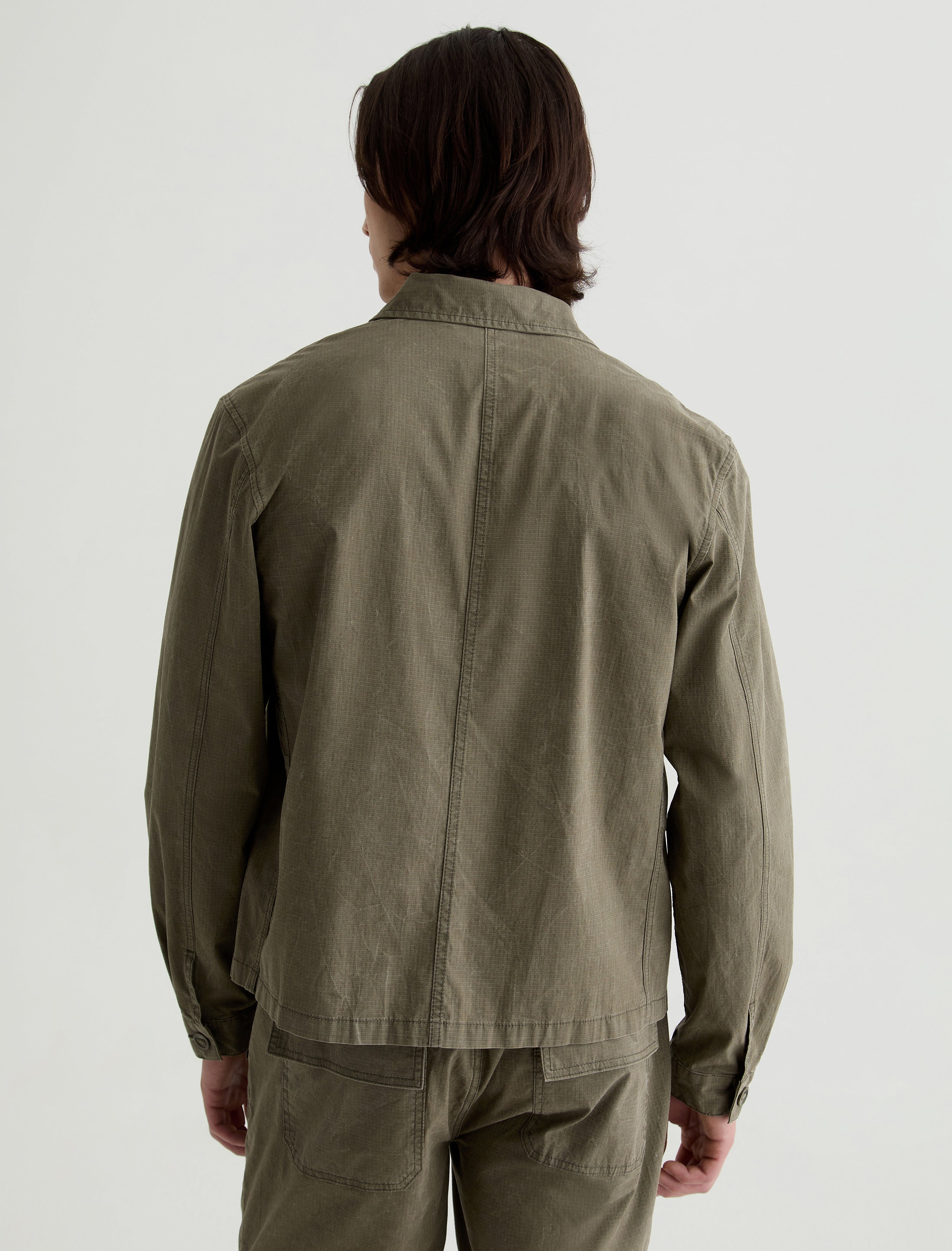Philip Military Jacket La Salina Modern Chore Coat Men Top Photo 7