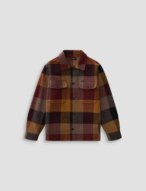 Grant Gold Multi Heavyweight Overshirt Men Top Photo 9