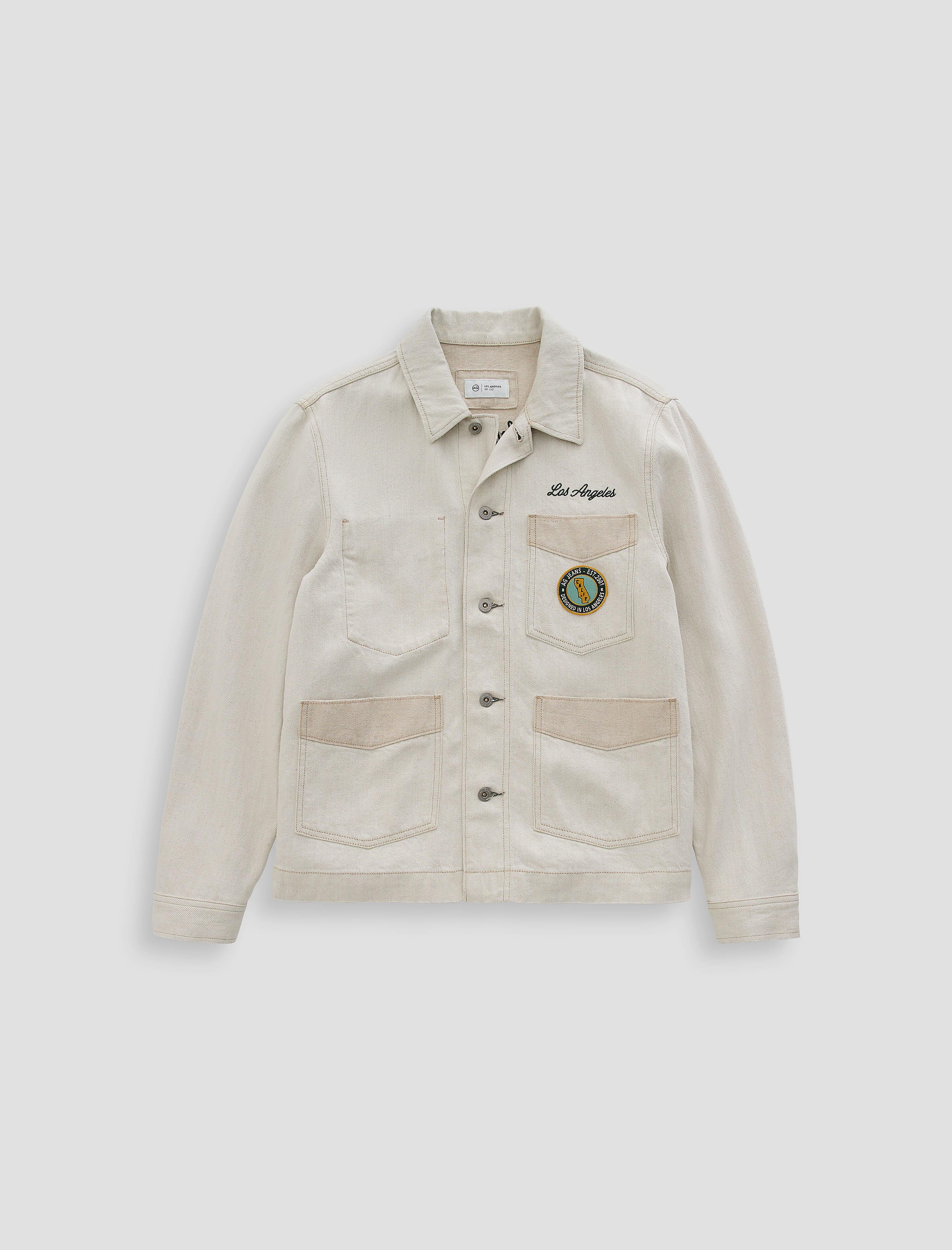 Adam Natural Oak Relaxed Chore Jacket Men Top Photo 9