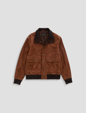 Andre Suede Jacket Jazzwood Classic Fit Mens Tops Photo 9