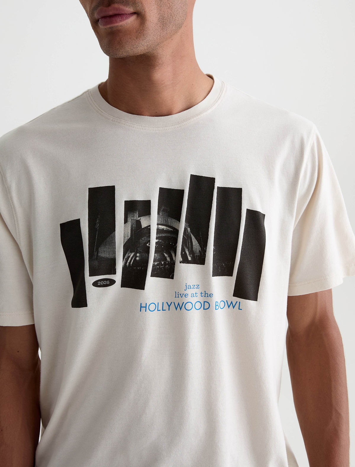 Bryce Crew P Hollywood Bowl Sessions Classic Fit S/S Crew Neck T-Sh Mens Tops Photo 2