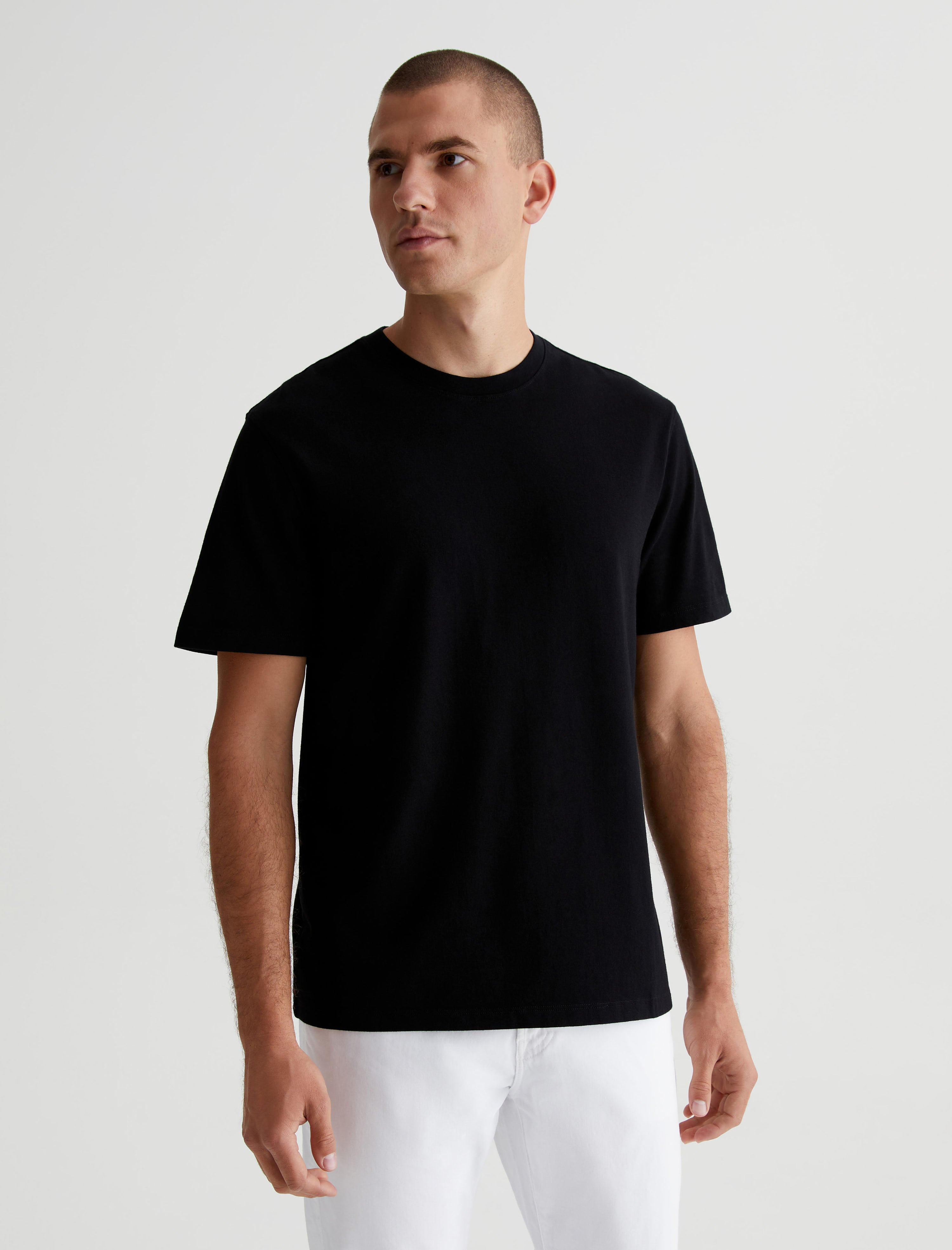 Bryce Crew Pack Essential True Black Classic Crew Neck Men Top Photo 4