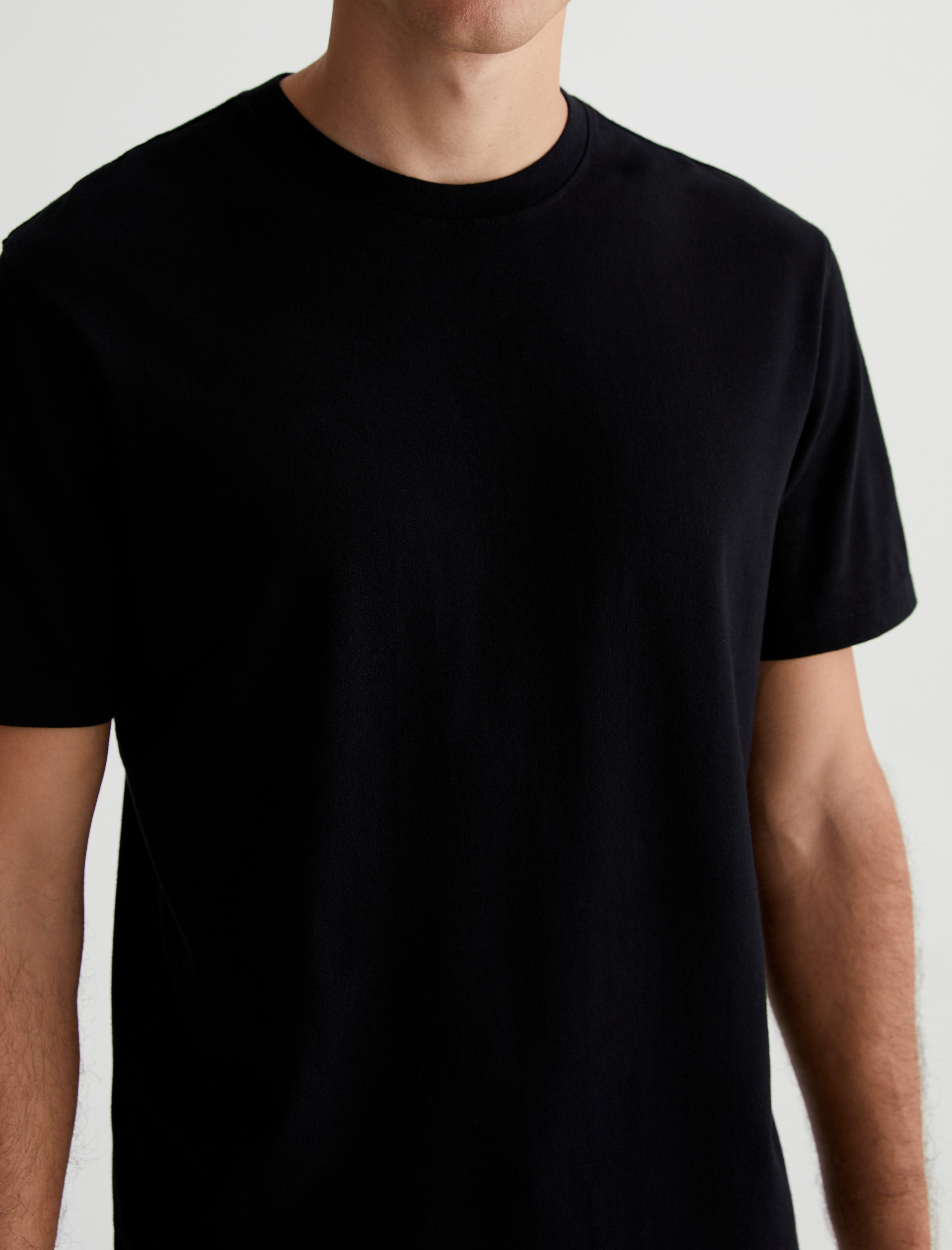Bryce Crew Pack Essential True Black Classic Crew Neck Men Top Photo 5