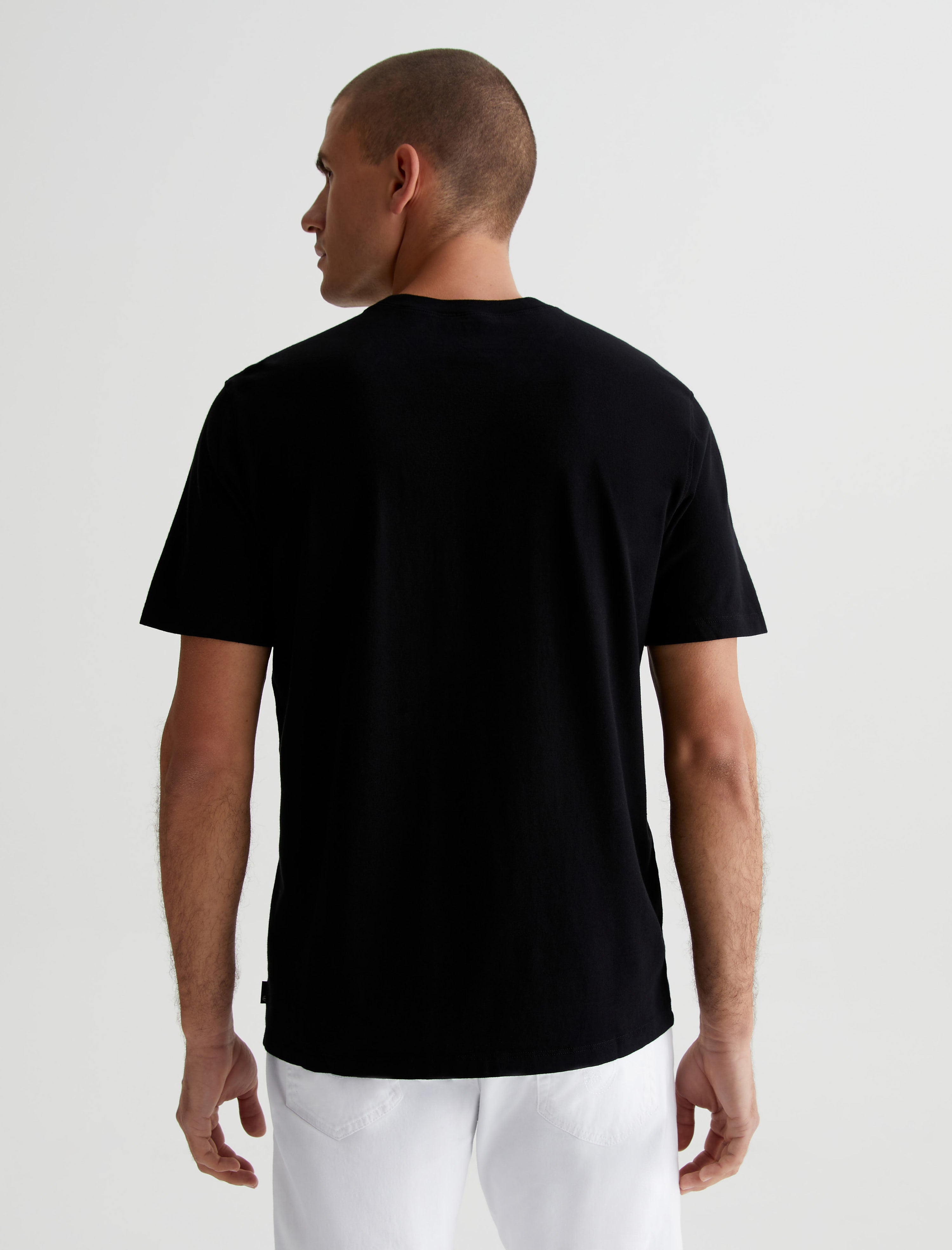 Bryce Crew Pack Essential True Black Classic Crew Neck Men Top Photo 6