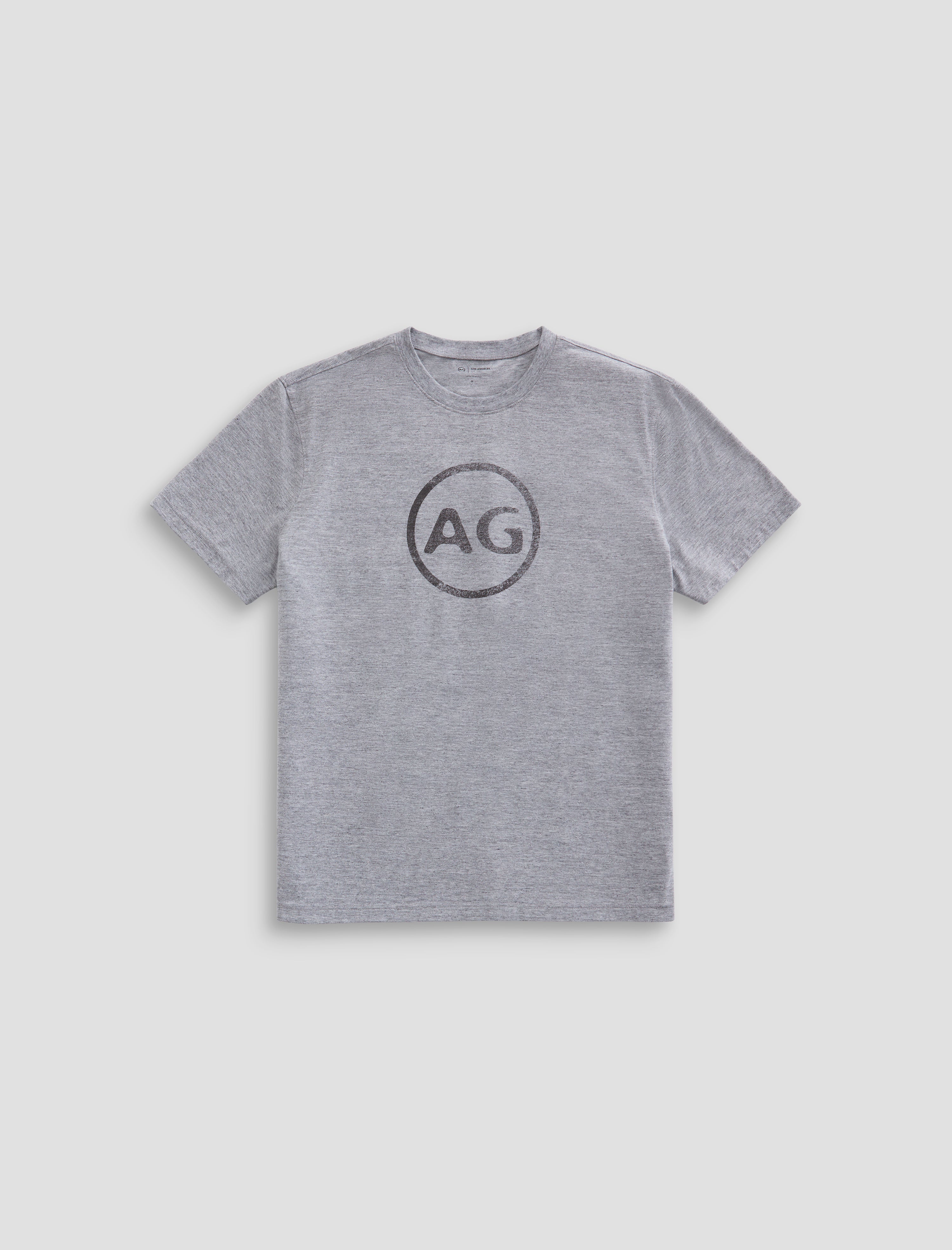 Bryce Crew AG Distress Logo Classic Crew Neck Men Top Photo 1