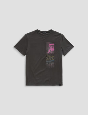 Bryce Crew P Timeless Sound Evening Smoke Classic Fit S/S Crew Neck T-Sh Mens Tops Photo 9