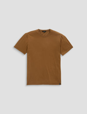 Bryce Crew Mustard Classic Fit S/S Crew Neck T-Sh Mens Tops Photo 9