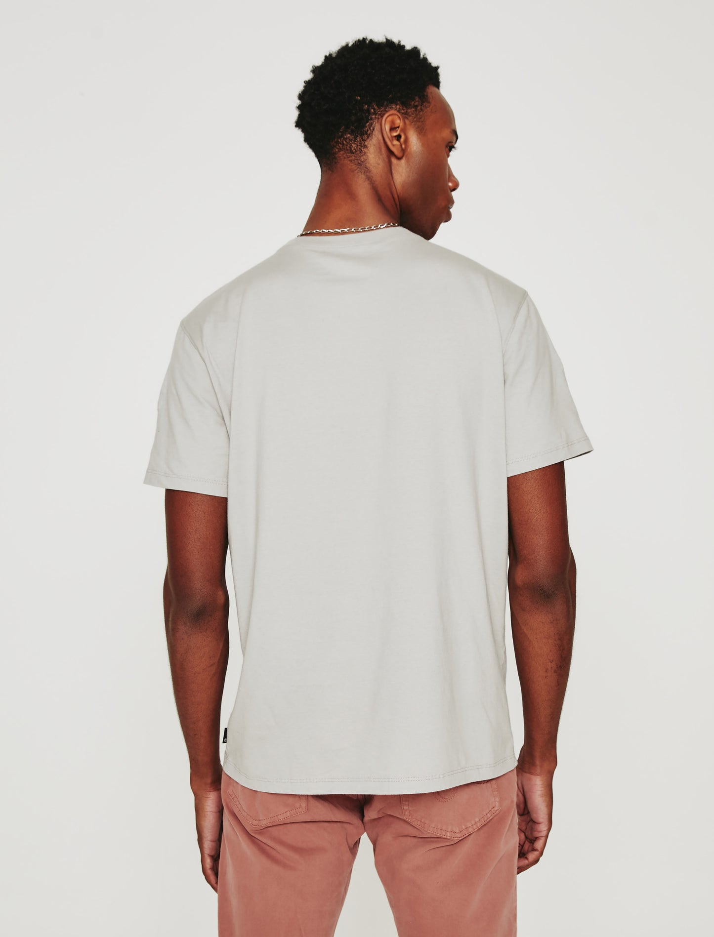 Bryce Crew Elemental Silver Grey Classic Fit Short Sleeve Crew Neck T-Shirt Mens Top Photo 6