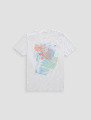 Bryce Crew Happy Hour True White Classic Fit S/S Crew Neck T-Sh Men Top Photo 9