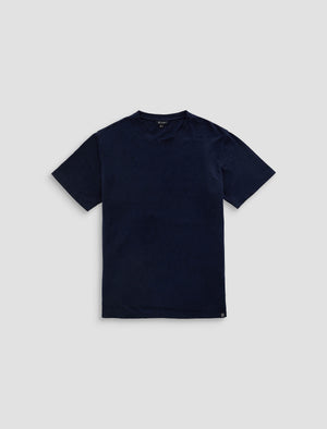 Bryce Crew Deep Navy Classic Fit S/S Crew Neck T-Sh Men Top Photo 9