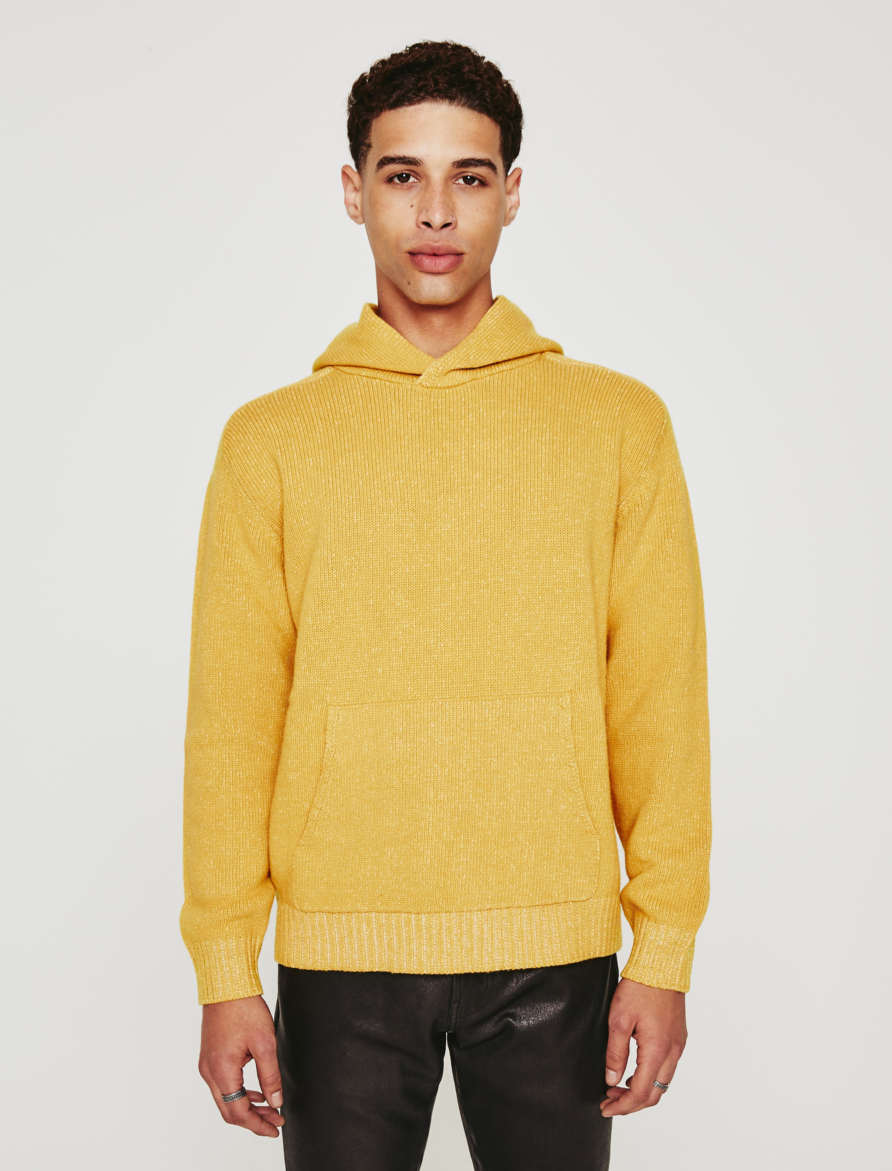 Mens Jarren Hoodie Speckled Yellow Topaz at AG Jeans Official Store