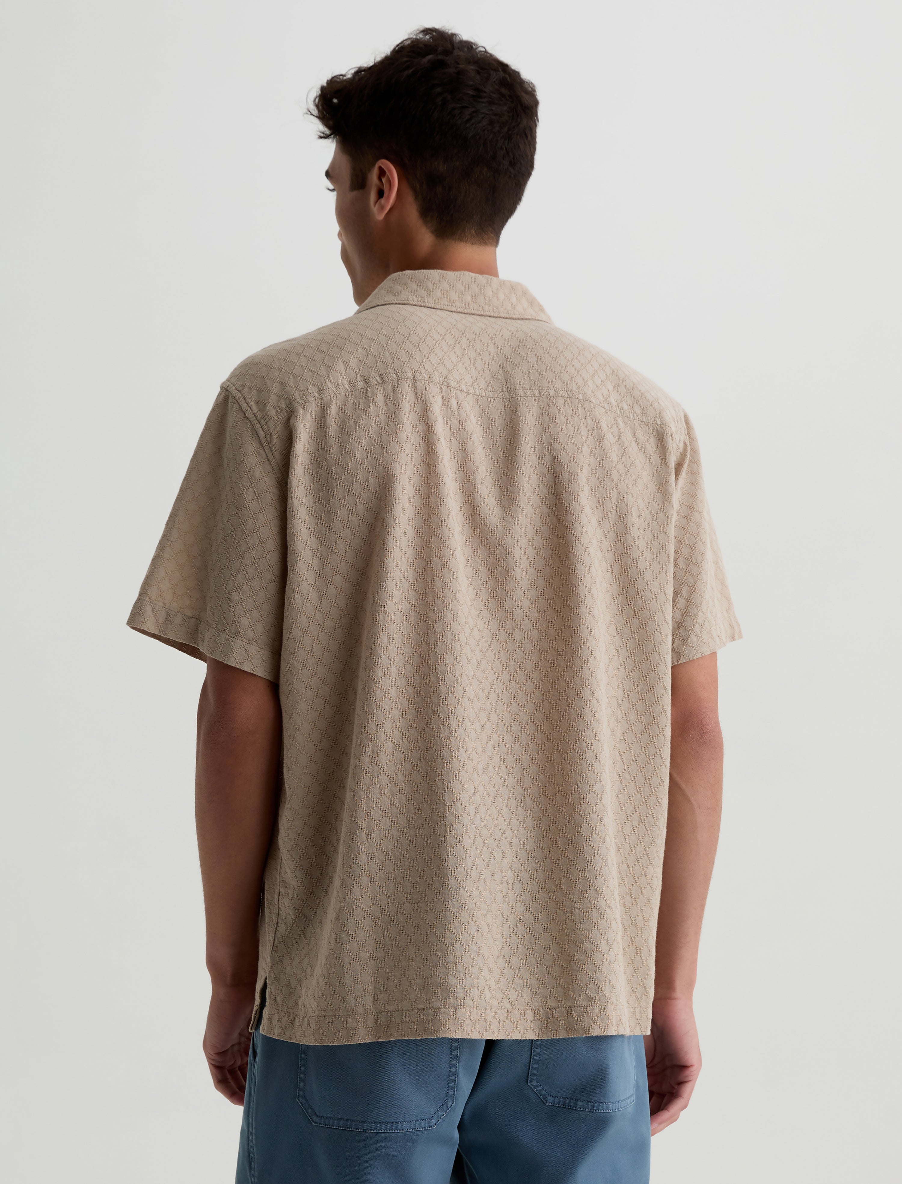 Foster  Shirt Dry Dust Relaxed Fit Camp Shirt Men Top Photo 7