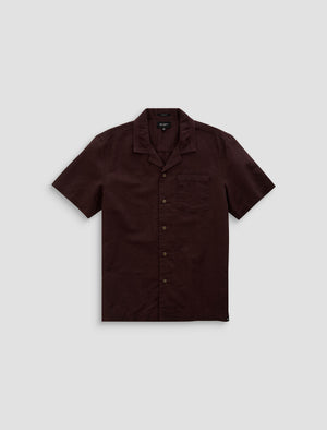 Foster S/S Shirt Oak Barrel Relaxed Fit Camp Shirt Men Top Photo 9