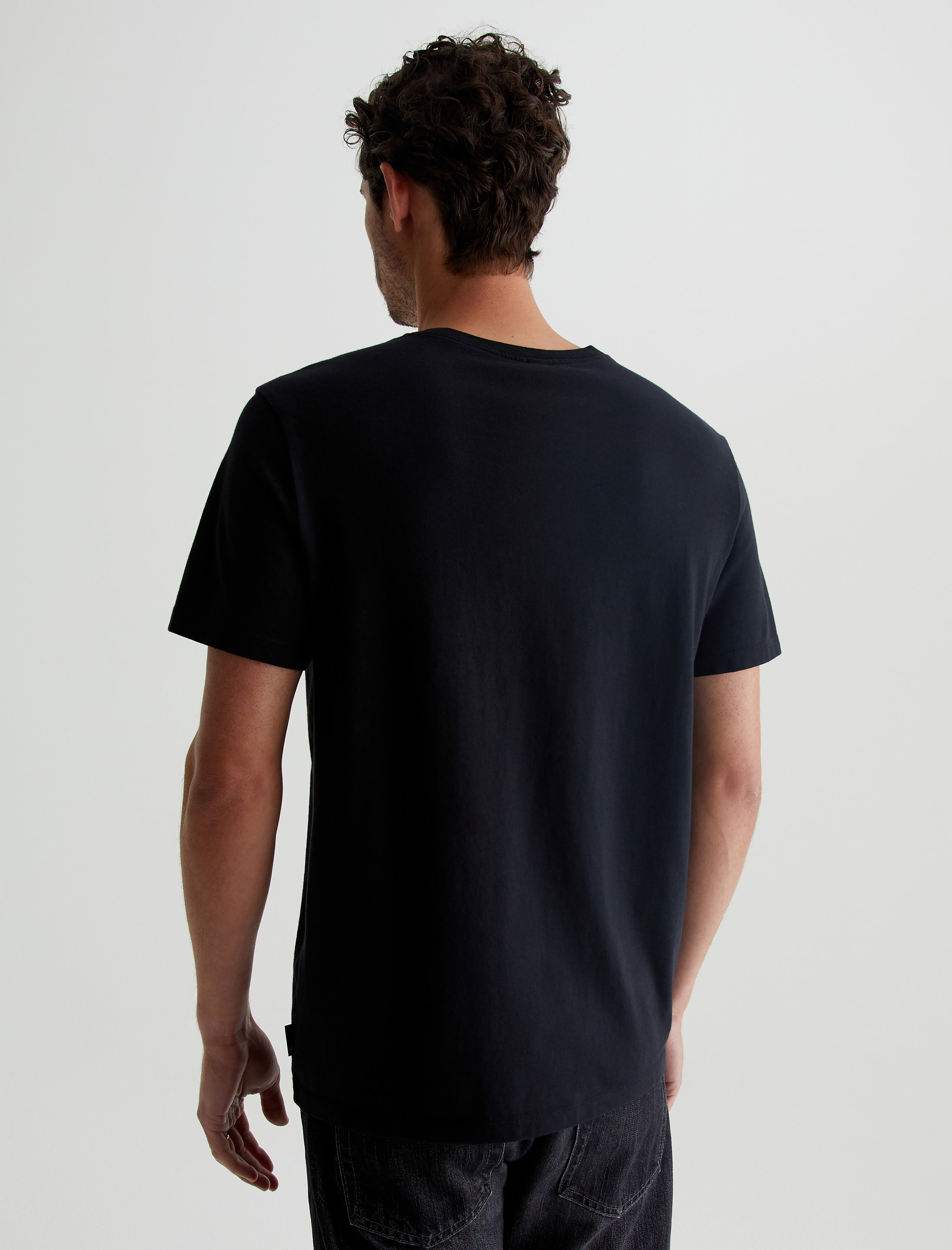 Bryce Vee True Black Classic Vee Neck T-Shirt Men Top Photo 7
