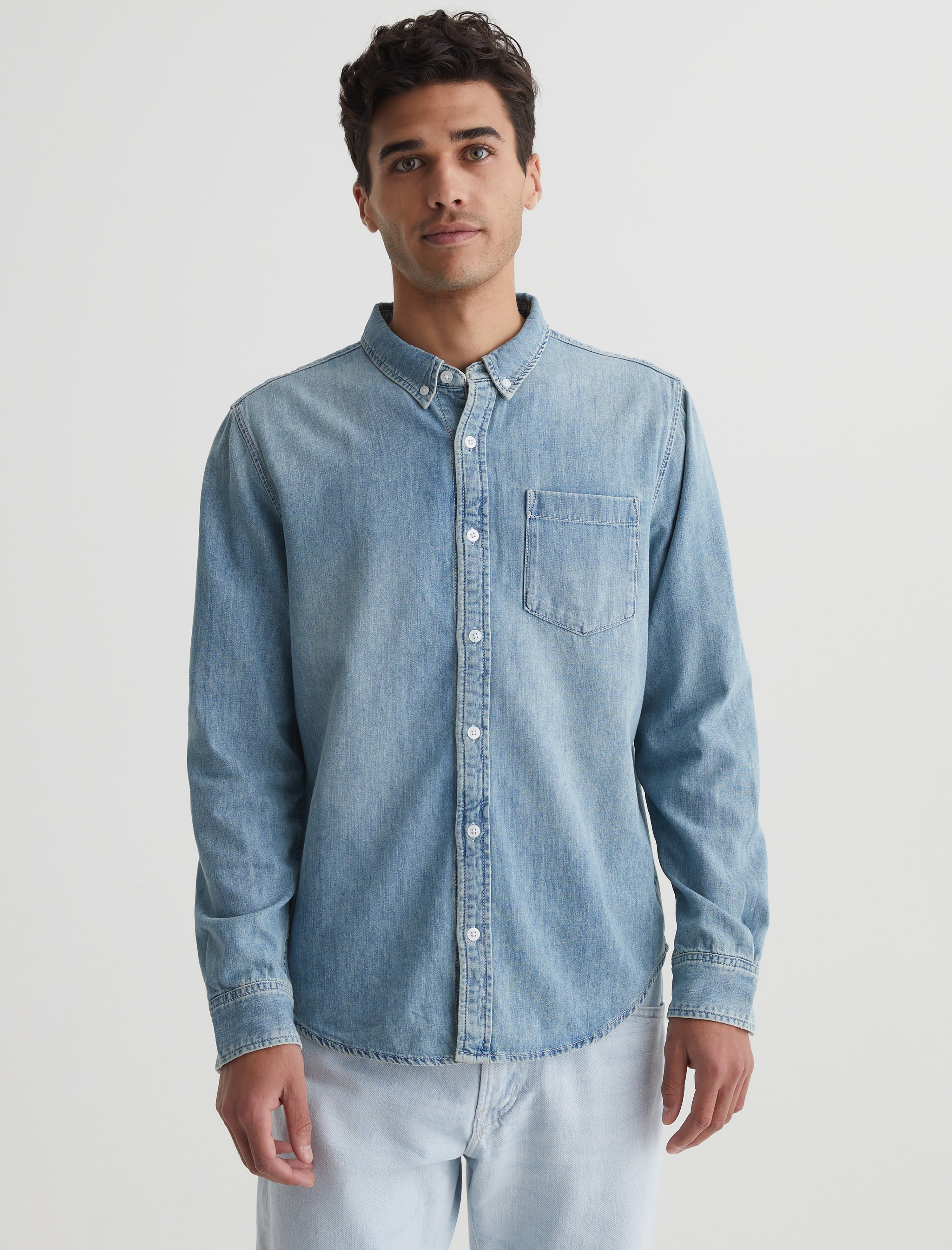 Aiden Classic Shirt Caveat Classic Button Up Shirt Mens Tops Photo 1