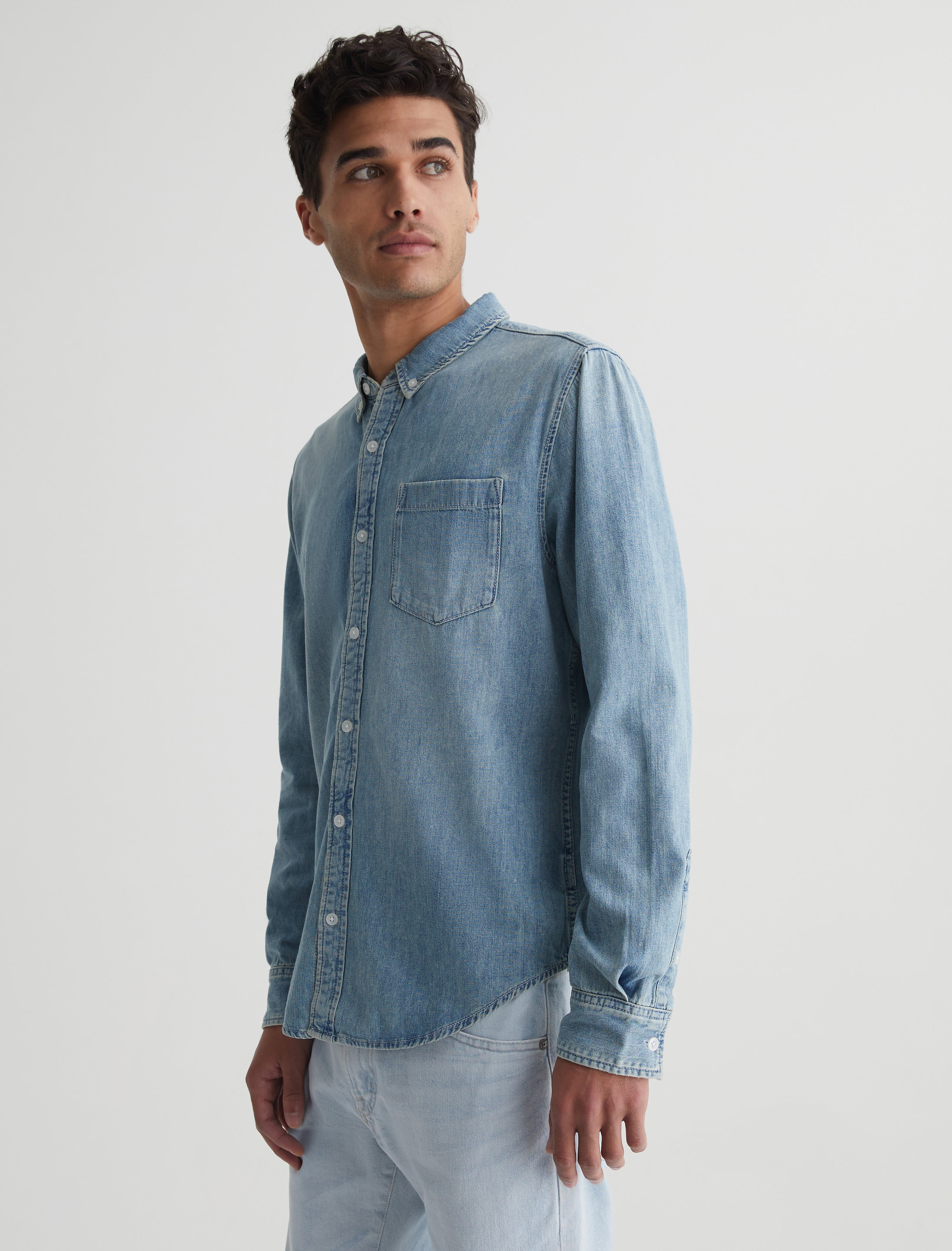 Aiden Classic Shirt Caveat Classic Button Up Shirt Mens Tops Photo 2