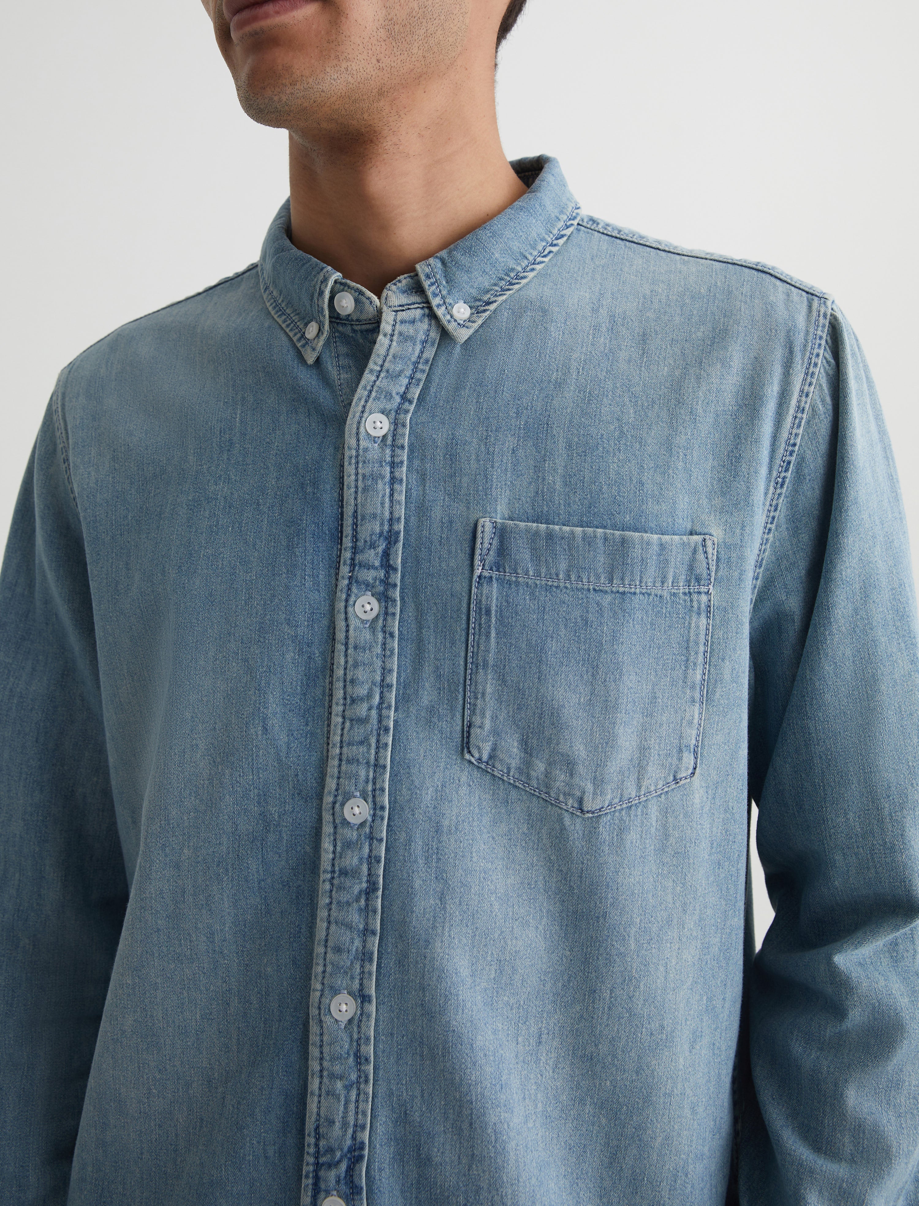 Aiden Classic Shirt Caveat Classic Button Up Shirt Mens Tops Photo 3