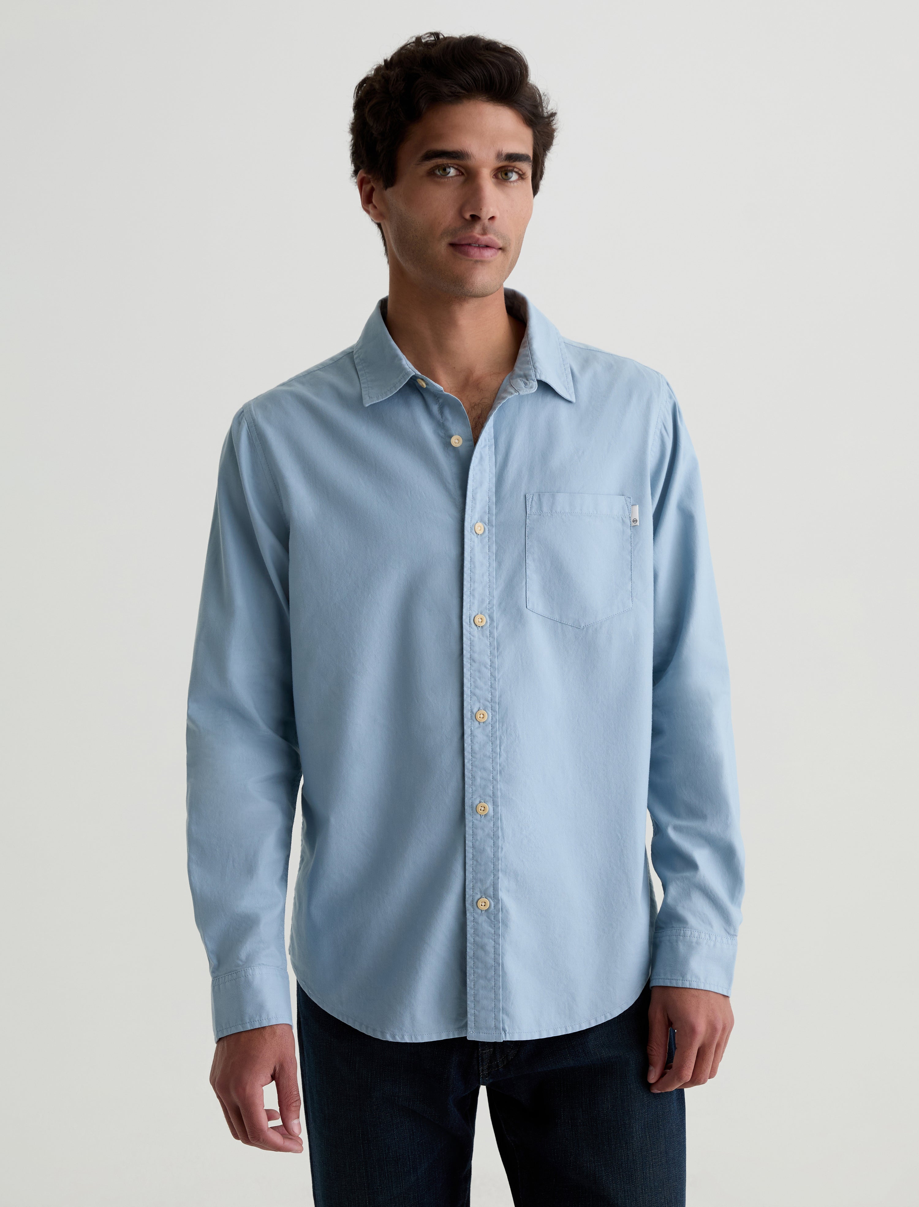 Aiden Shirt Crystal Cove Classic Button Up Shirt Men Top Photo 1