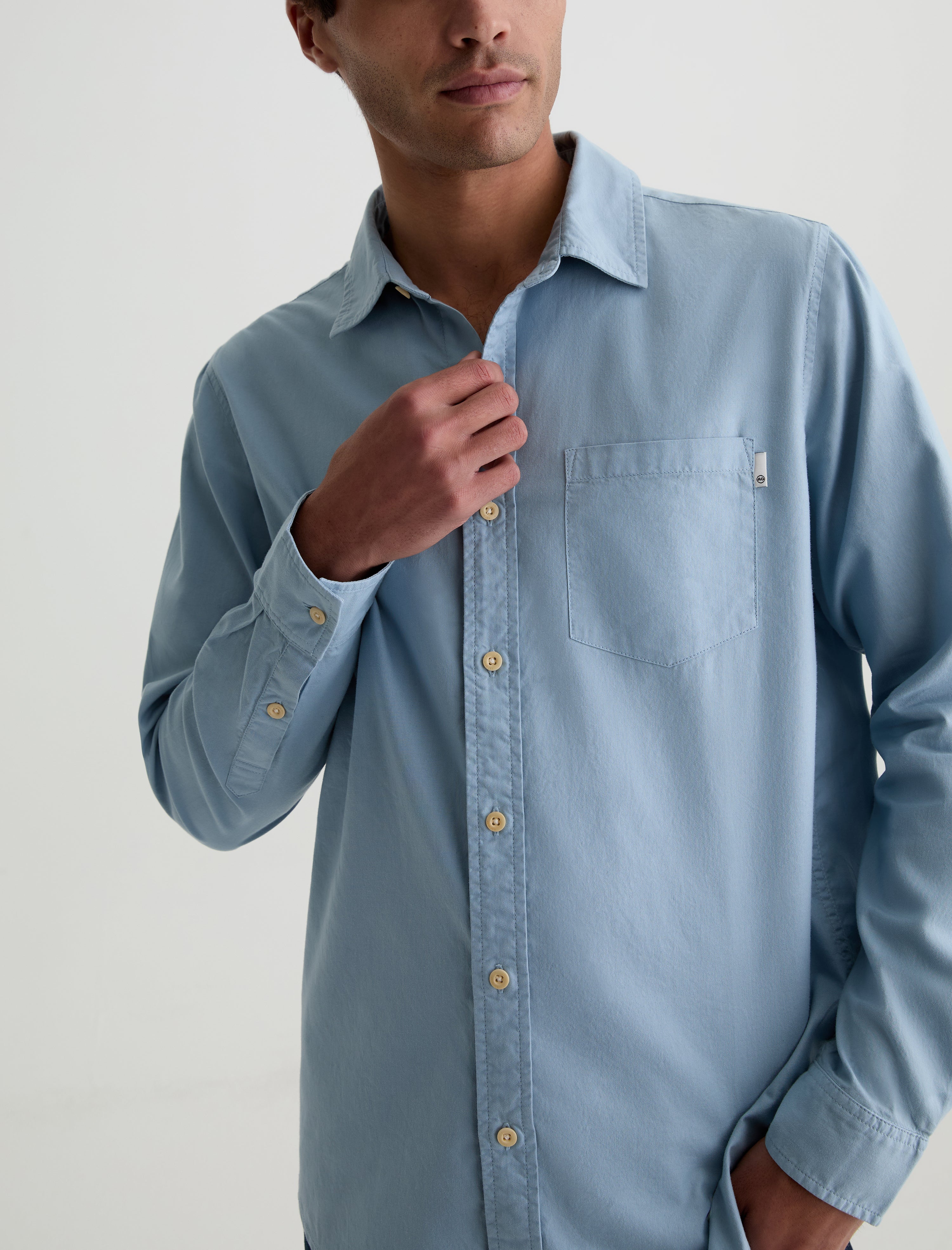 Aiden Shirt Crystal Cove Classic Button Up Shirt Men Top Photo 2