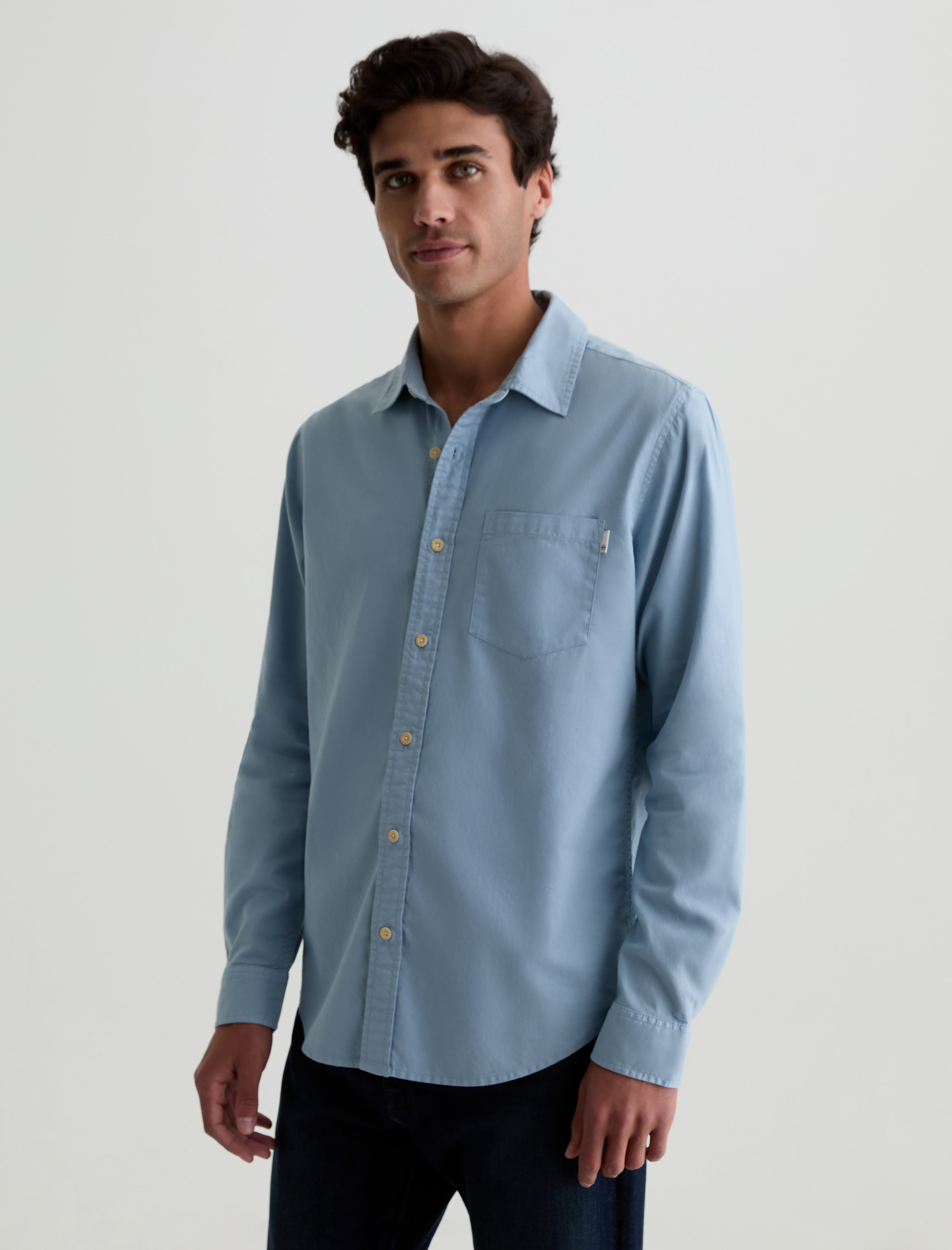 Aiden Shirt Crystal Cove Classic Button Up Shirt Men Top Photo 6