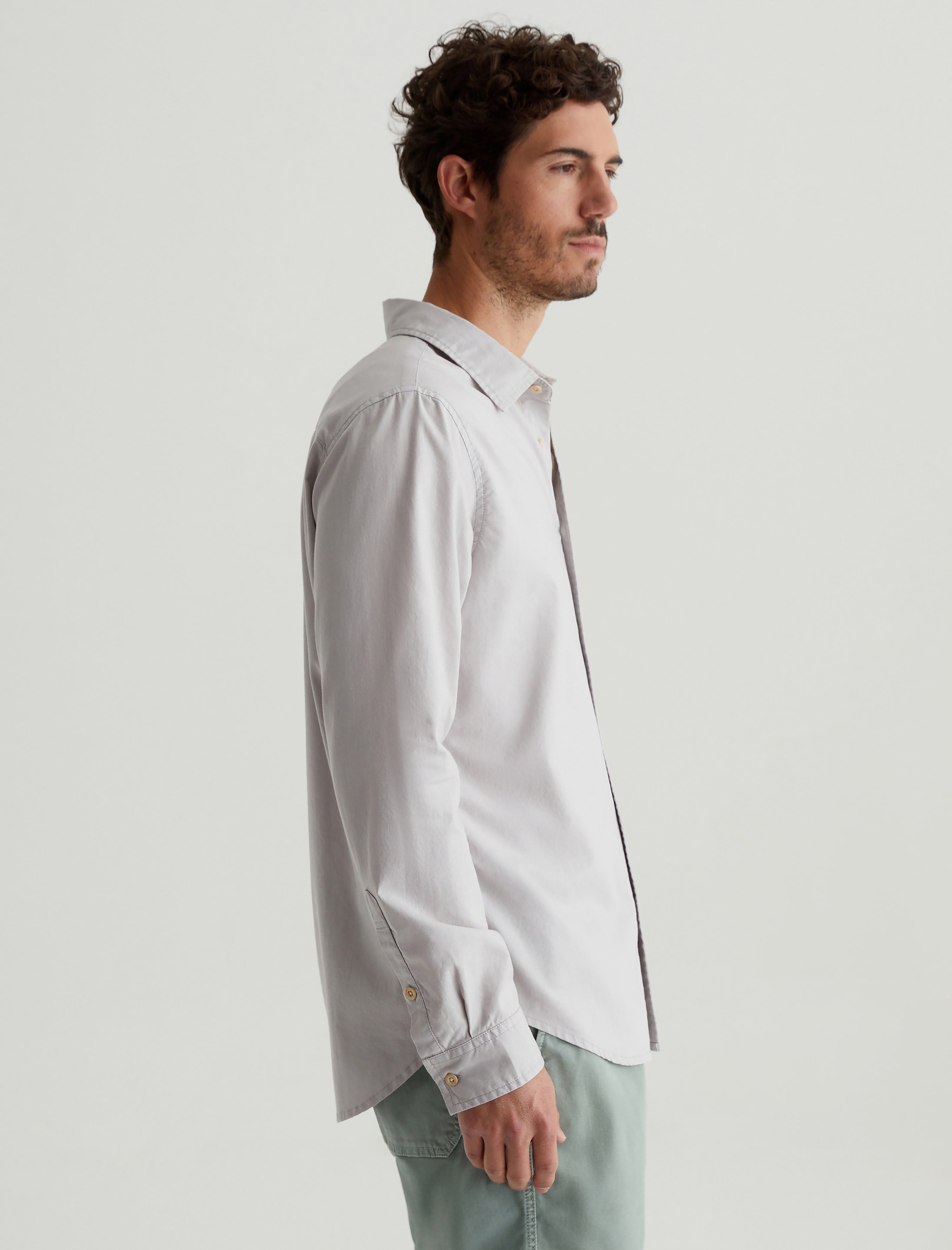 Aiden Shirt Fade To Graye Classic Button Up Shirt Men Top Photo 3