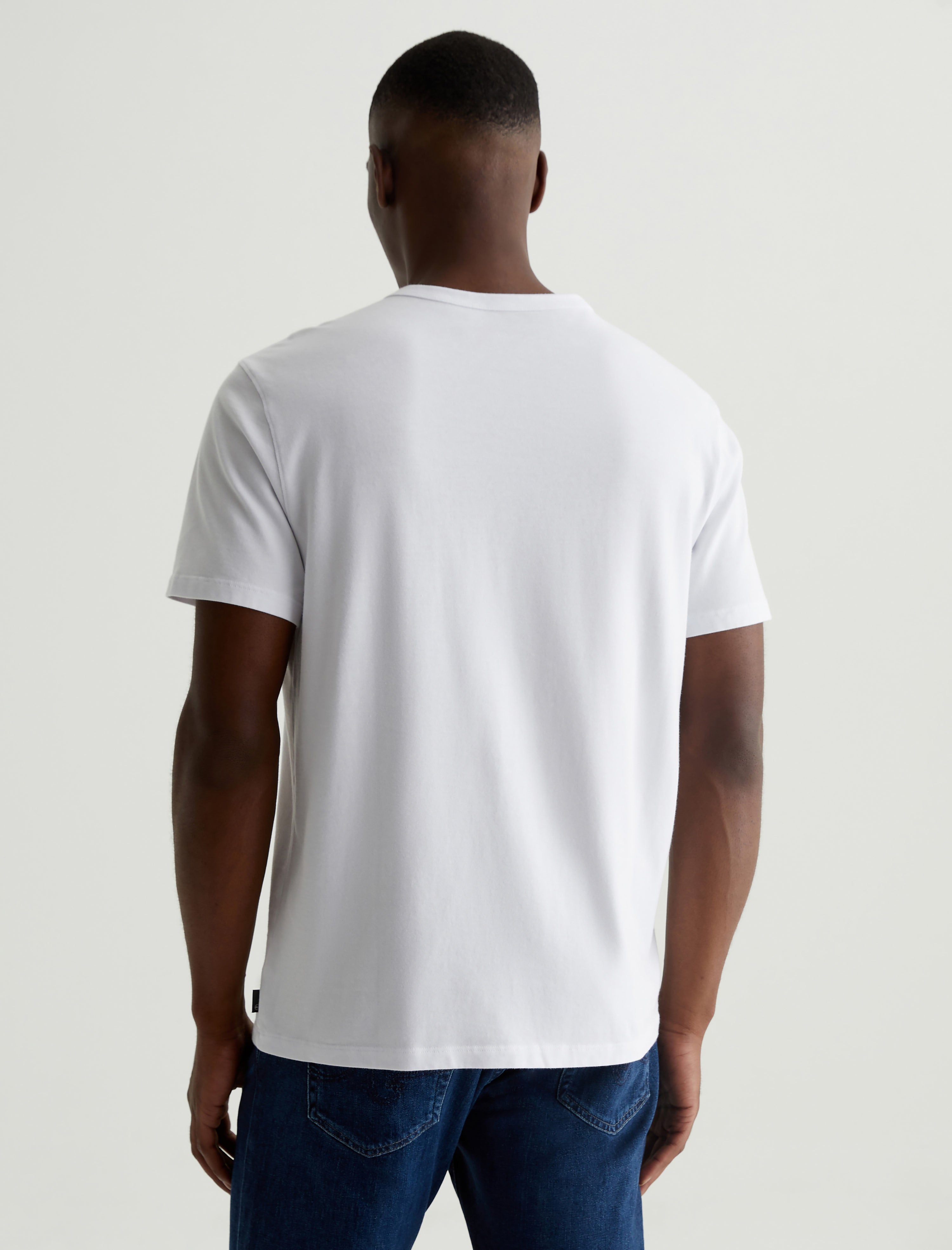 Bryce Short Sleeve Henley True White Classic Henley T-Shirt Men Top Photo 7