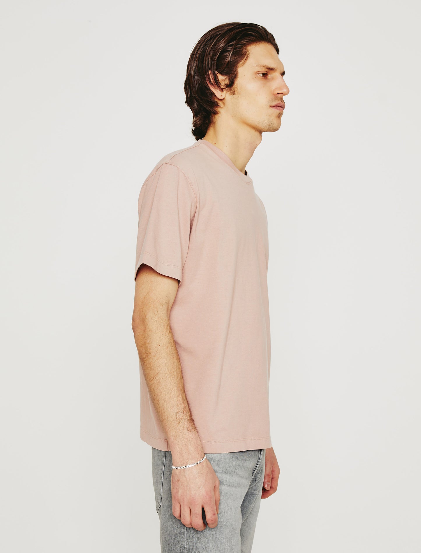 Wesley Crew Rose Cloud Relaxed T-Shirt Men Top Photo 6