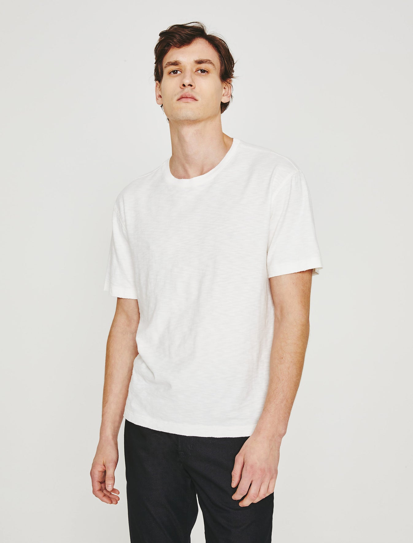 Wesley Crew 5 Years True White Relaxed T-Shirt Men Top  Photo 2