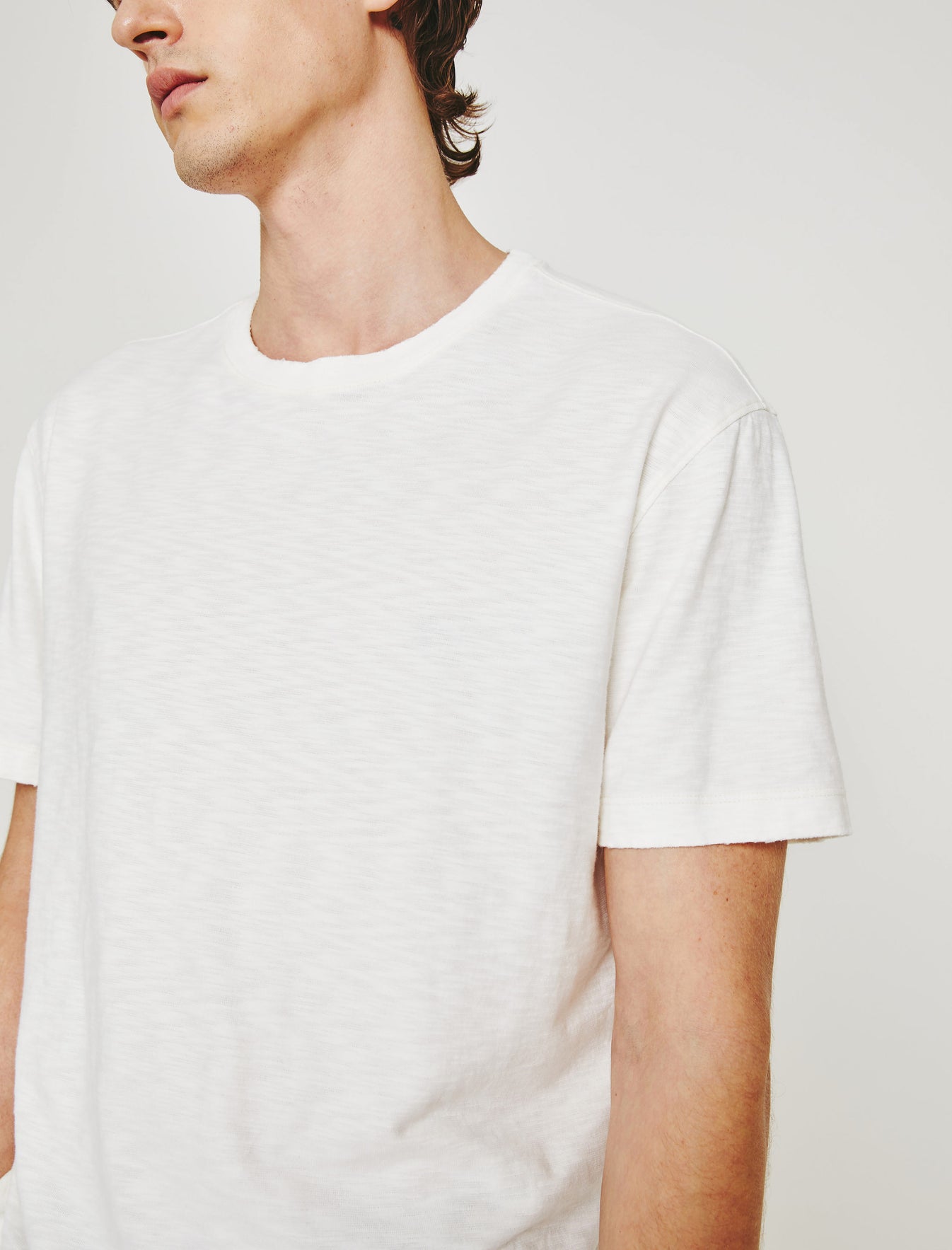 Wesley Crew 5 Years True White Relaxed T-Shirt Men Top  Photo 3