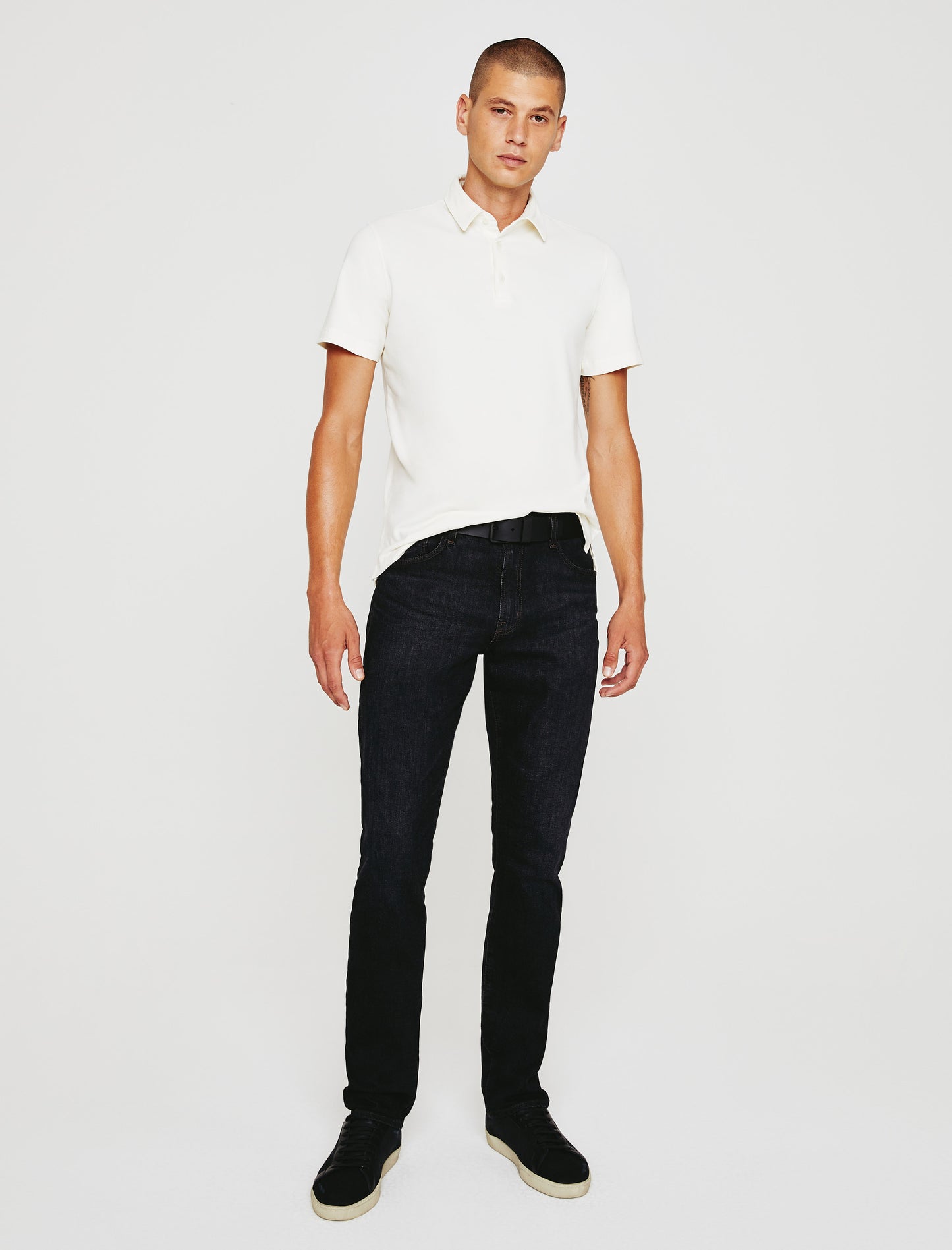 Bryce Polo Ivory Dust Classic Short Sleeve Polo Men Top Photo 2
