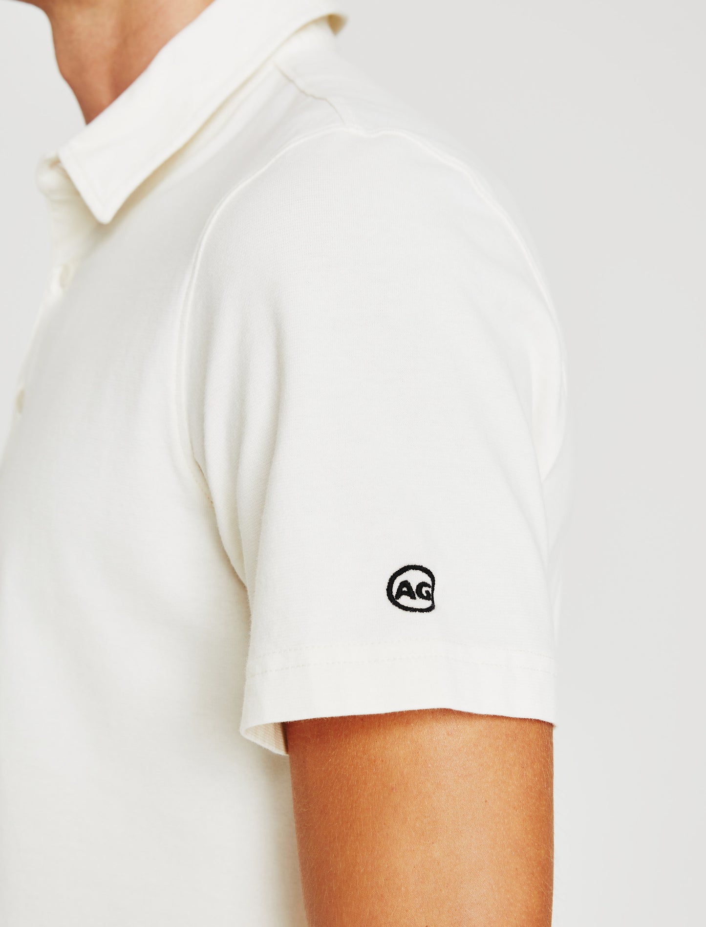 Bryce Polo Ivory Dust Classic Short Sleeve Polo Men Top Photo 5