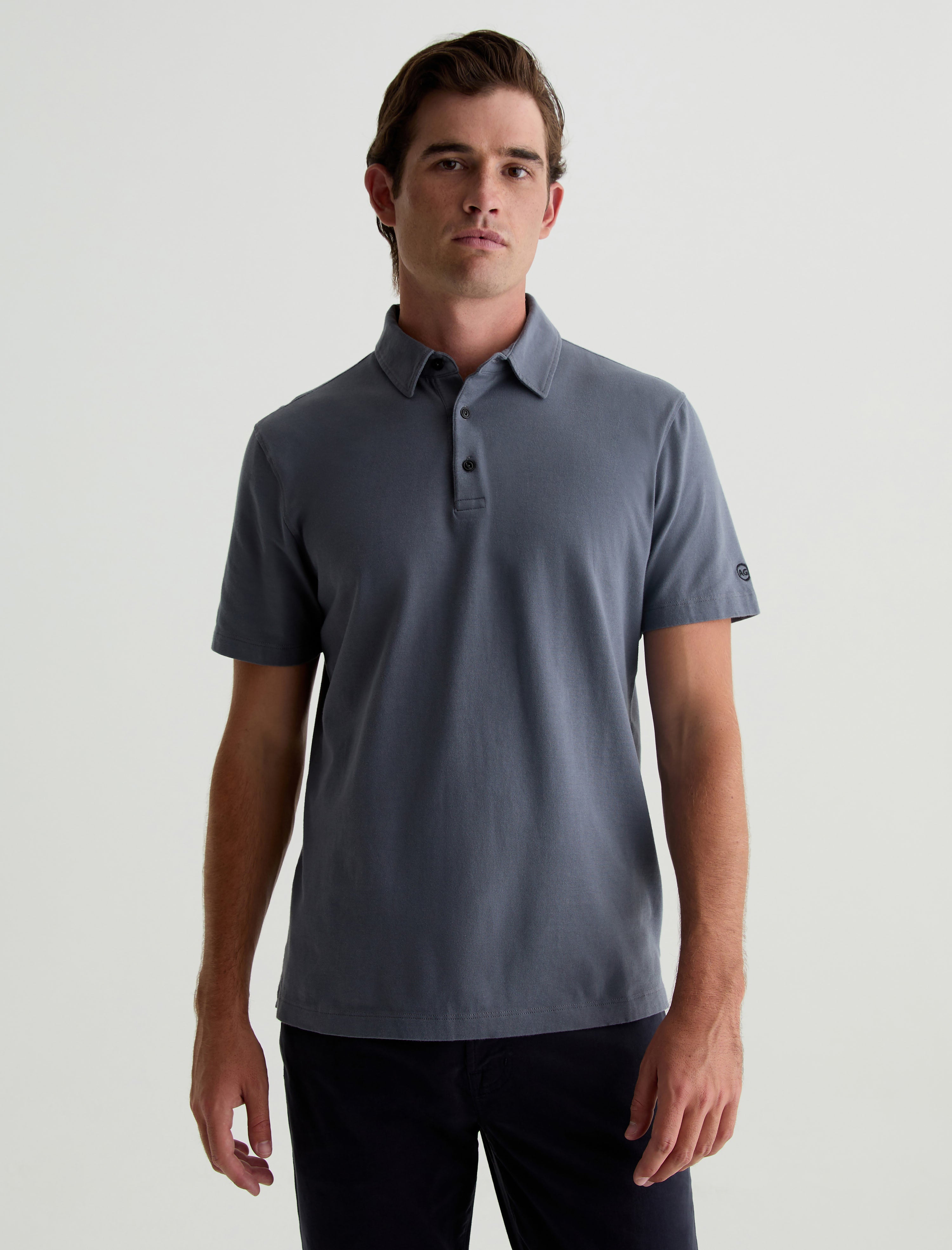 Bryce Polo Slate Sky Classic Polo T-Shirt Men Top Photo 1
