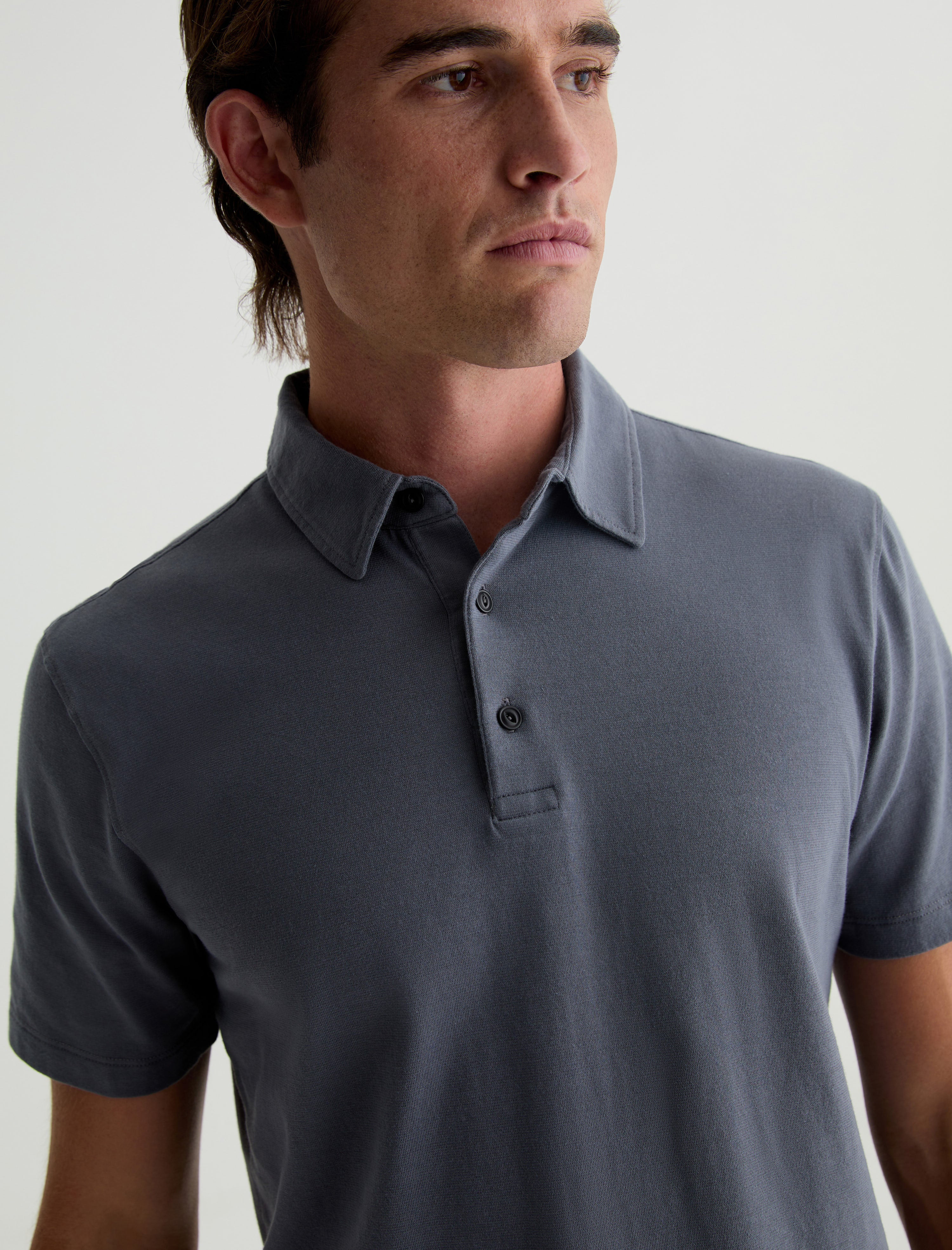 Bryce Polo Slate Sky Classic Polo T-Shirt Men Top Photo 2