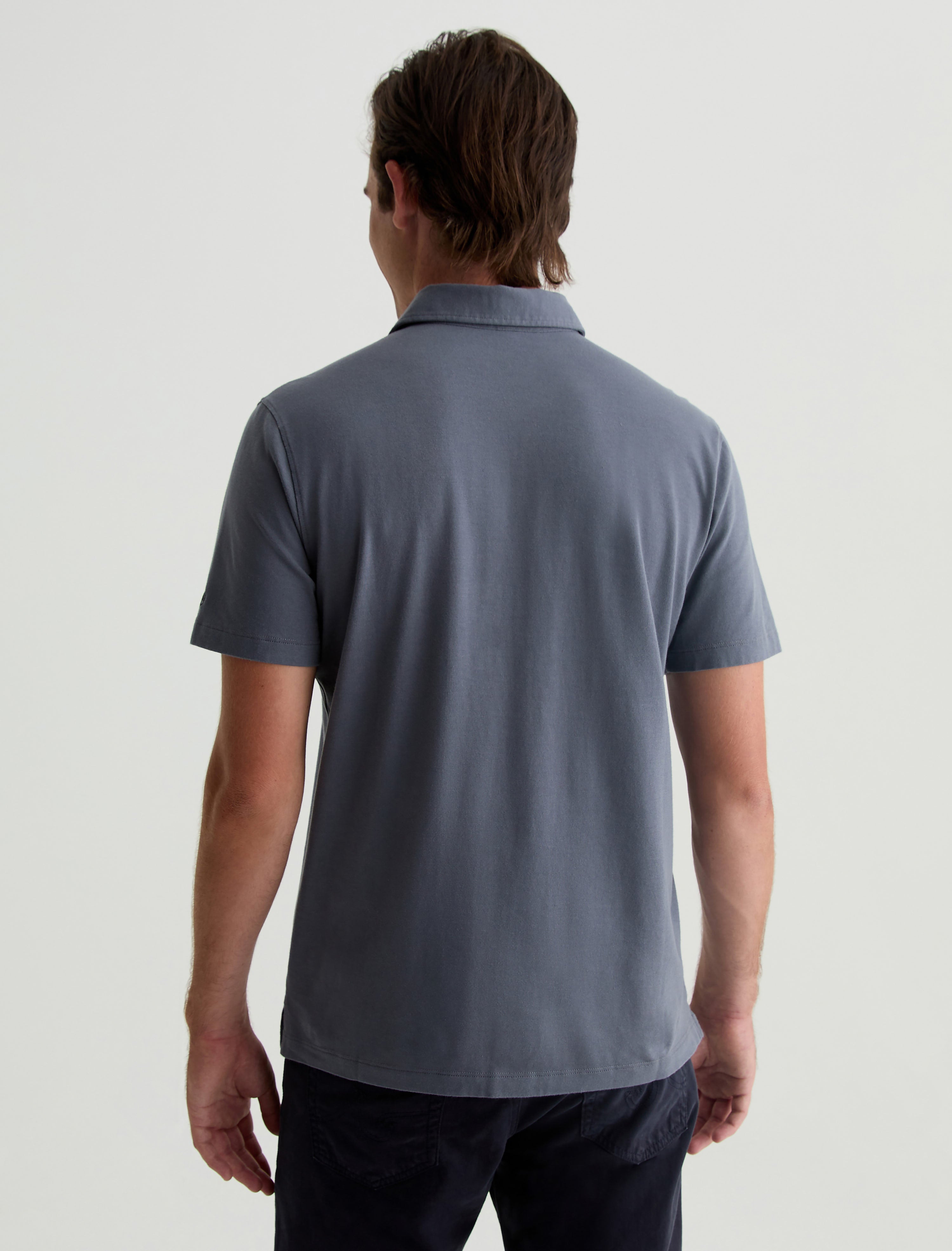 Bryce Polo Slate Sky Classic Polo T-Shirt Men Top Photo 7