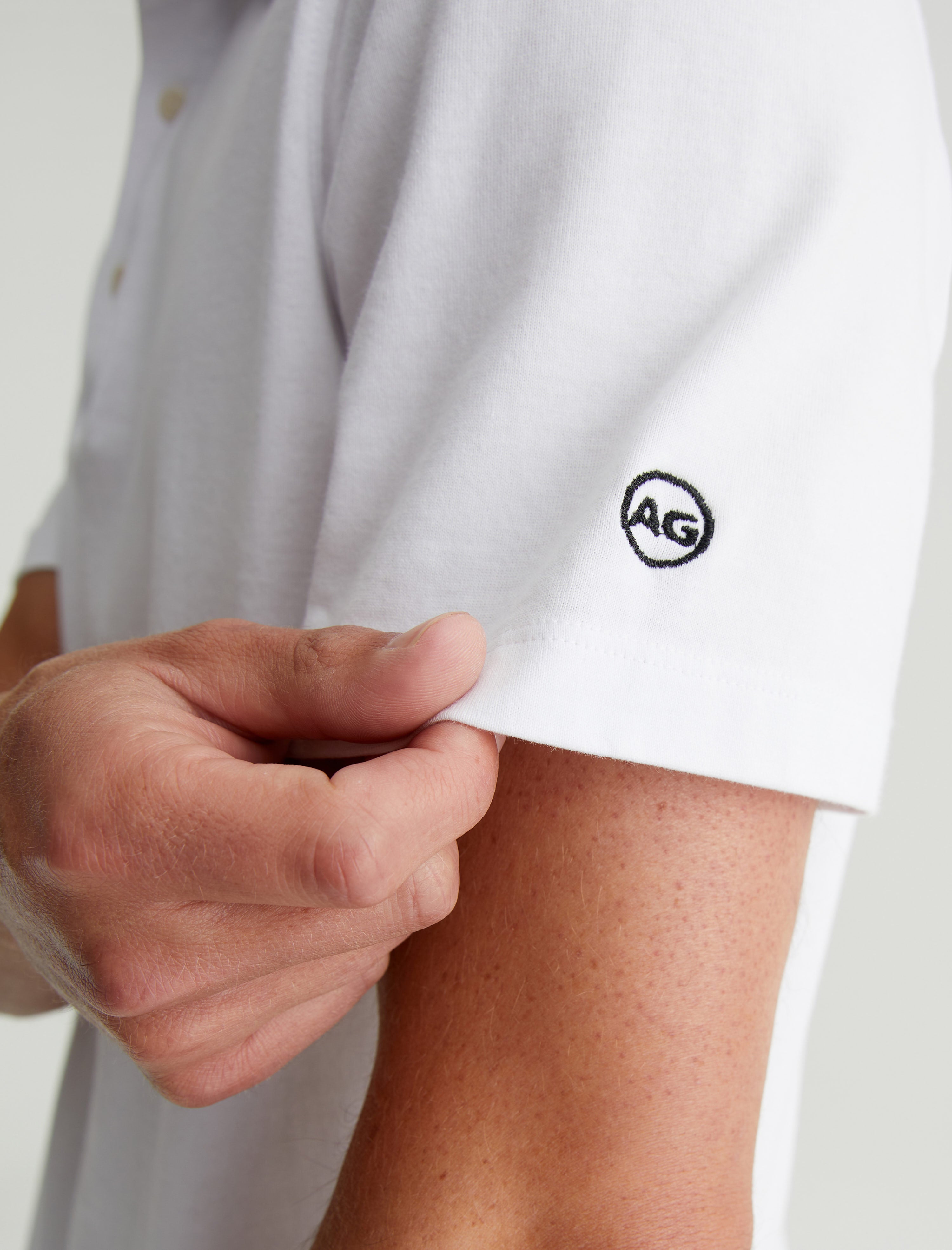 Bryce Polo True White Classic Polo T-Shirt Men Top Photo 5
