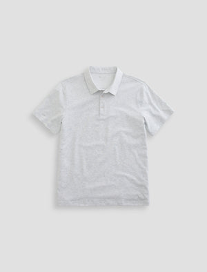Bryce Short Sleeve Polo Heather Grey Classic Fit Short Sleeve Polo T-Shirt Men Top Photo 9