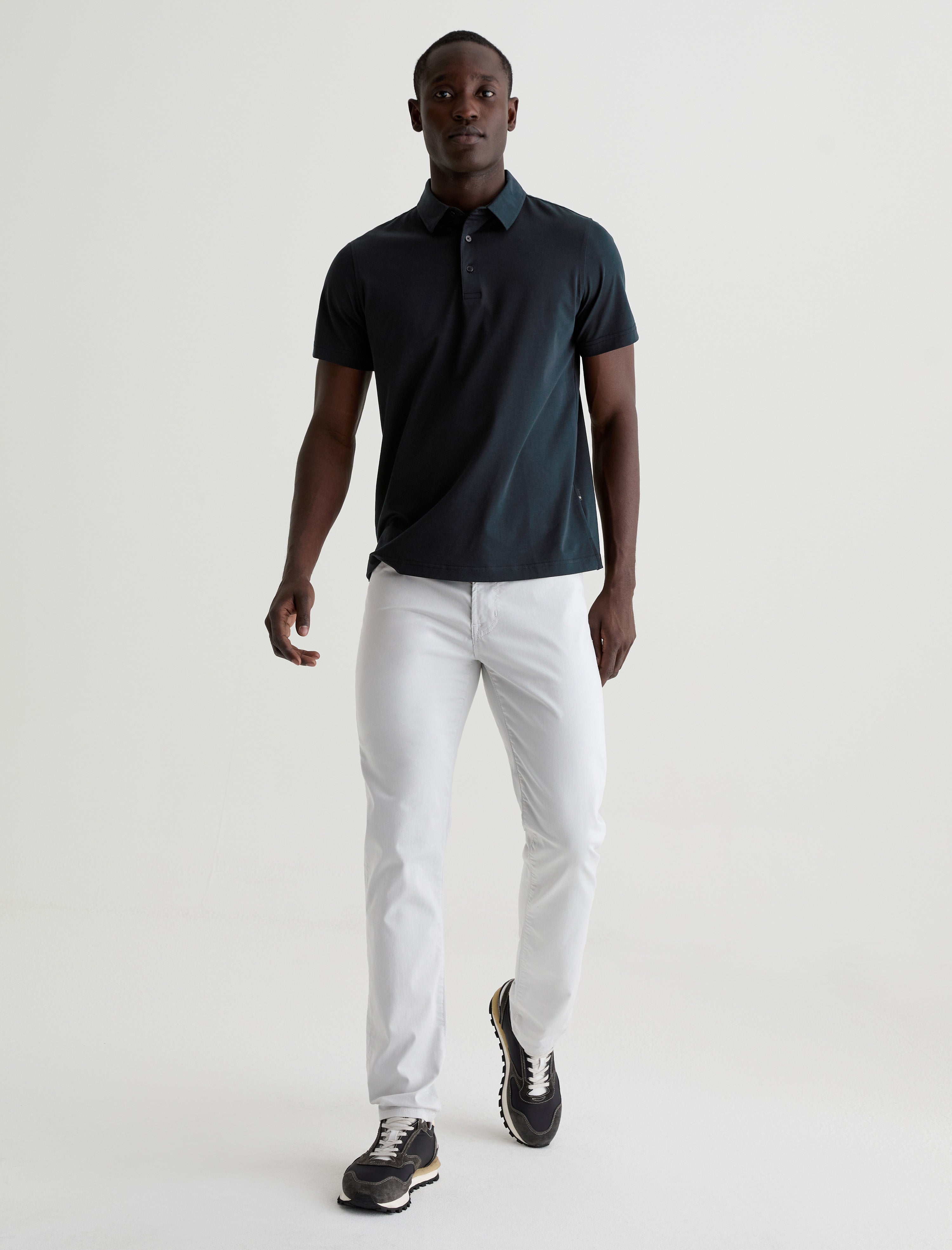 Bryce Polo True Black Classic Fit Short Sleeve Polo T-Shirt Men Top Photo 4
